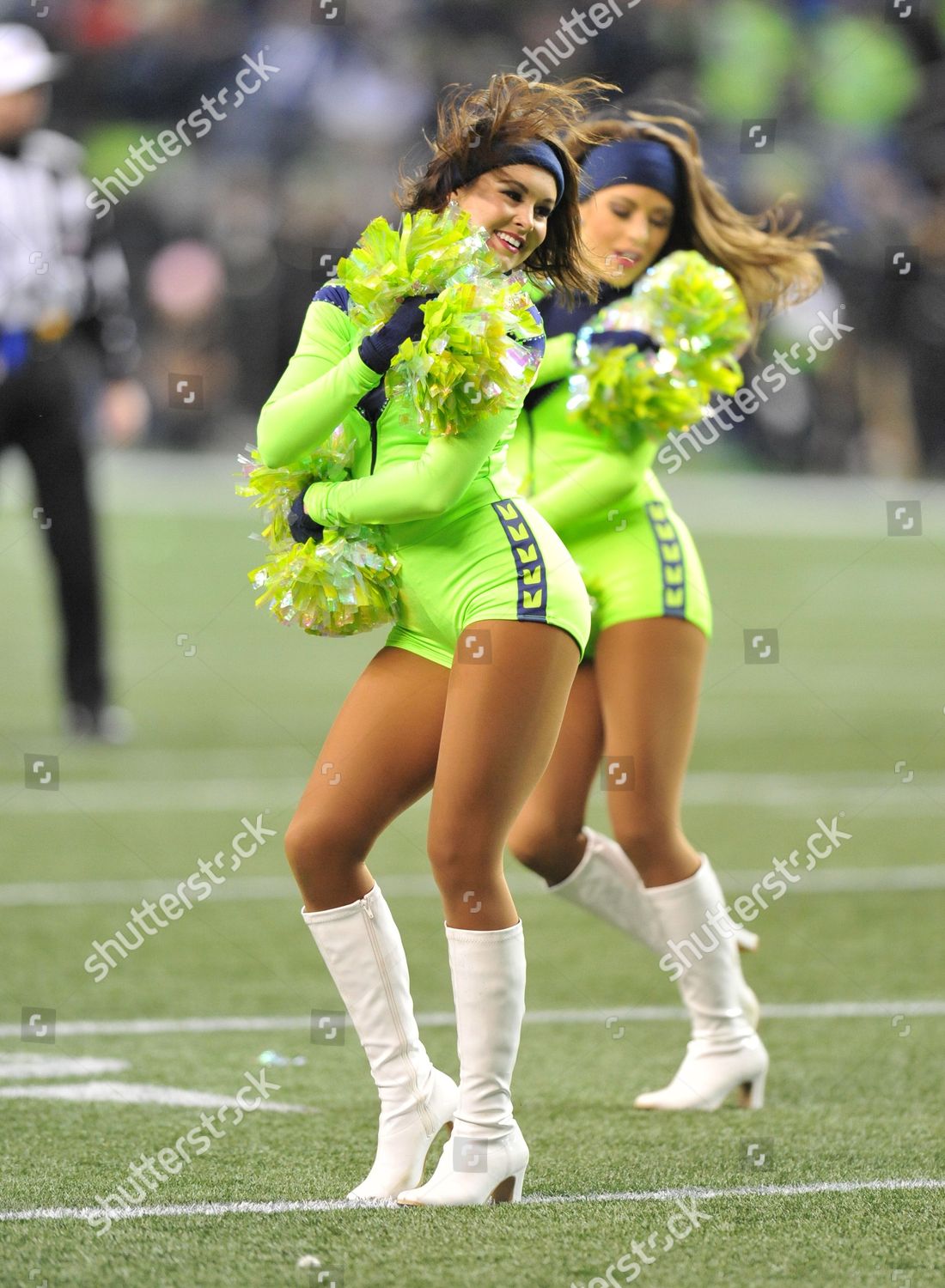 Sea Gals Perform During Game Between Editorial Stock Photo - Stock