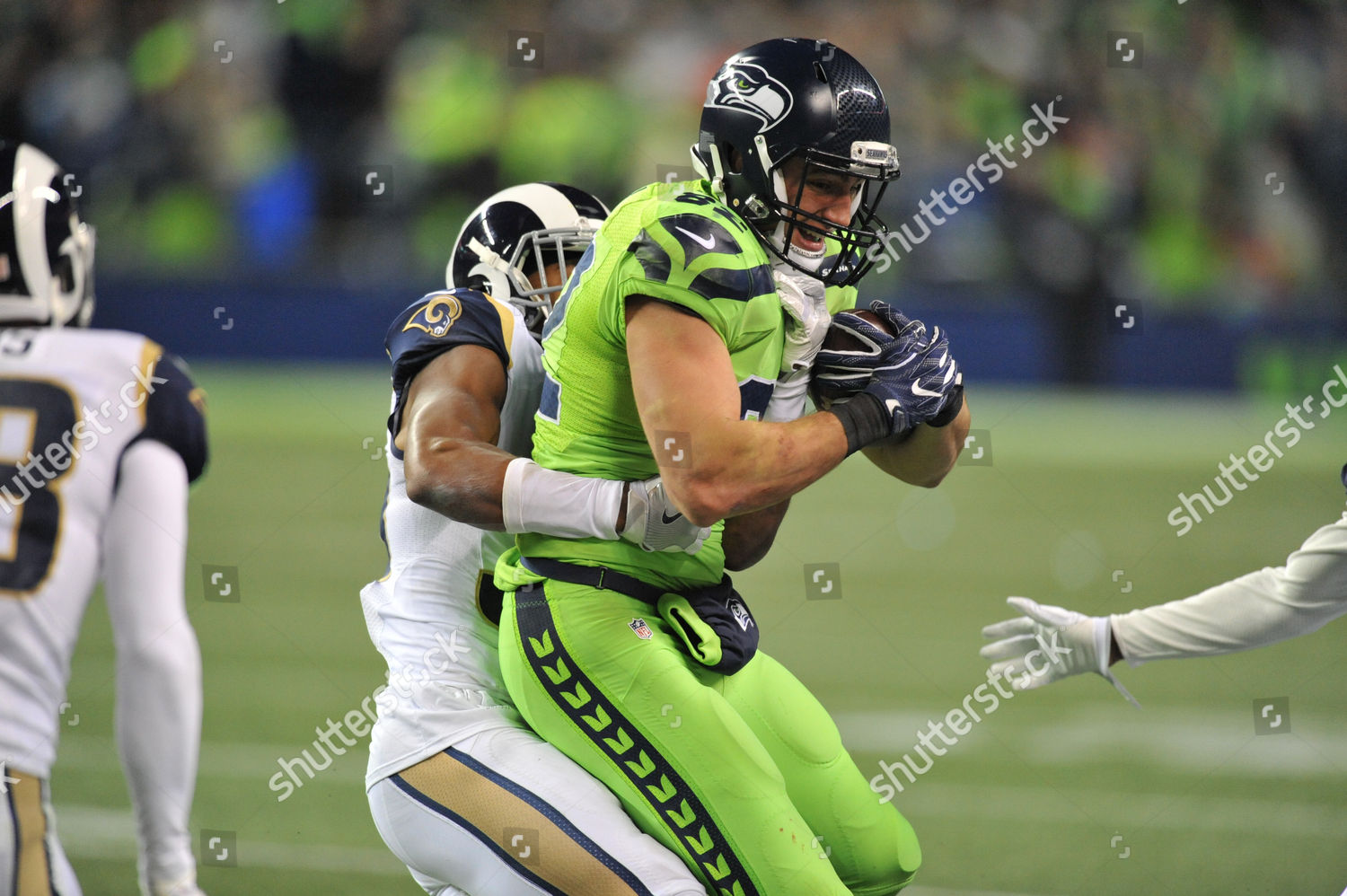 Seattle Tight End Luke Willson 82 Editorial Stock Photo - Stock Image ...