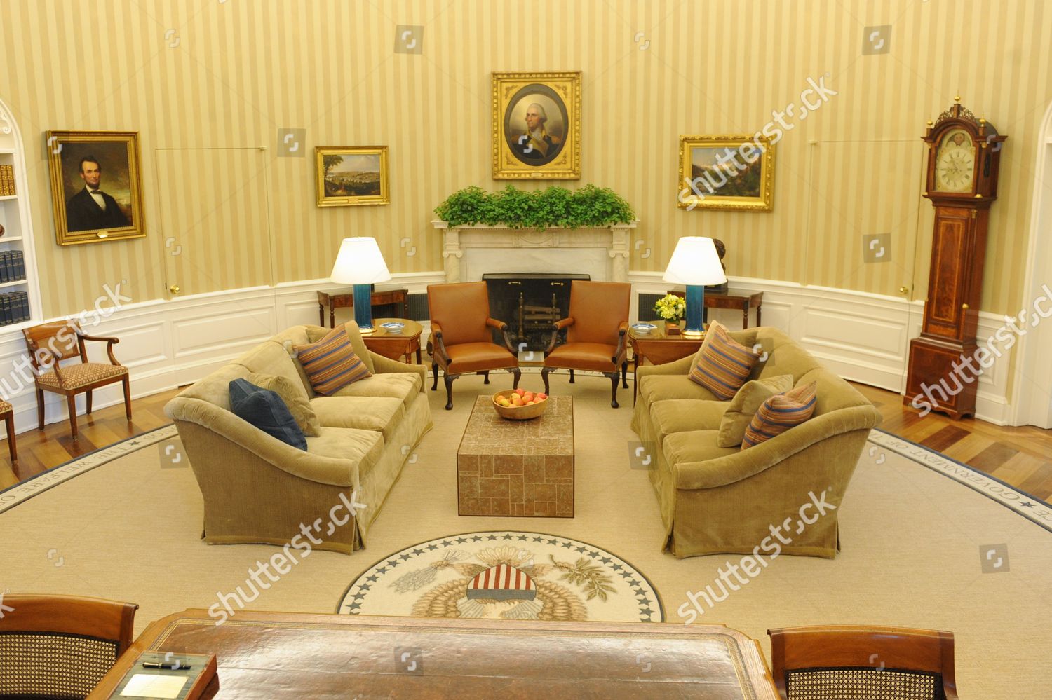 General View Oval Office White House Seen Editorial Stock