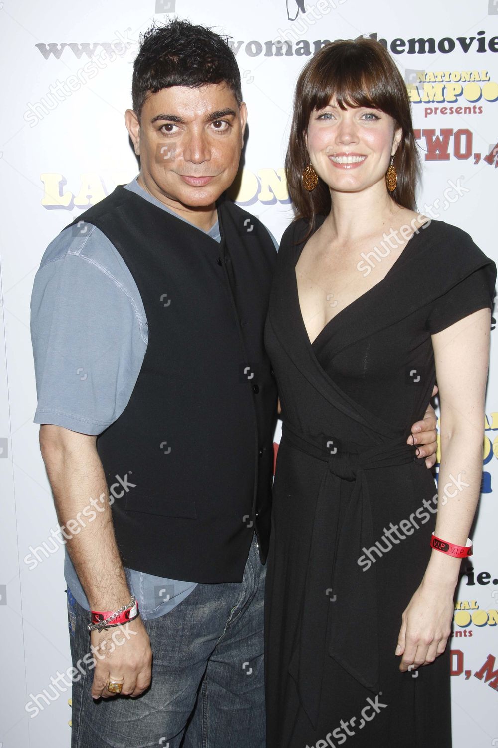 Actress Bellamy Young Director Michael Delorenzo Editorial Stock