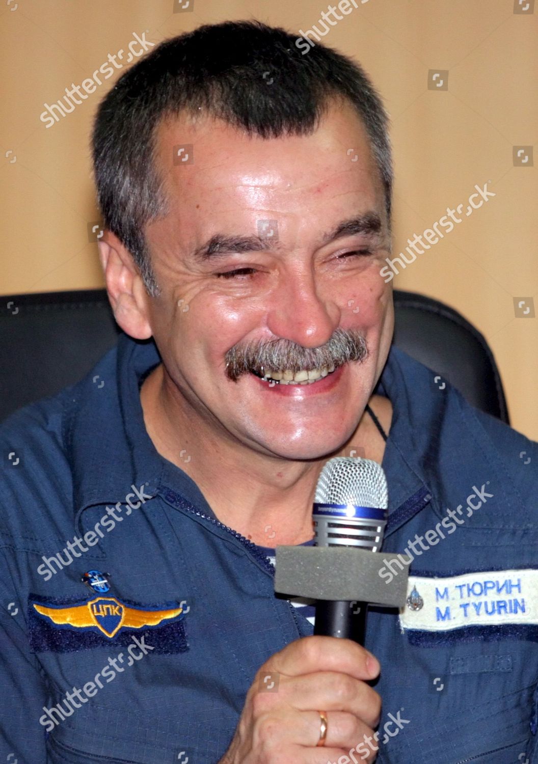 Russian Cosmonaut Mikhail Tyurin Member Next Editorial Stock Photo ...