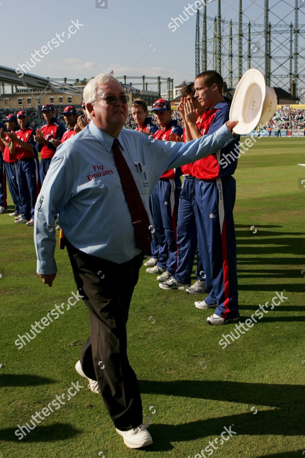 Umpire David Shepherd Bids Farewell International Editorial Stock Photo ...