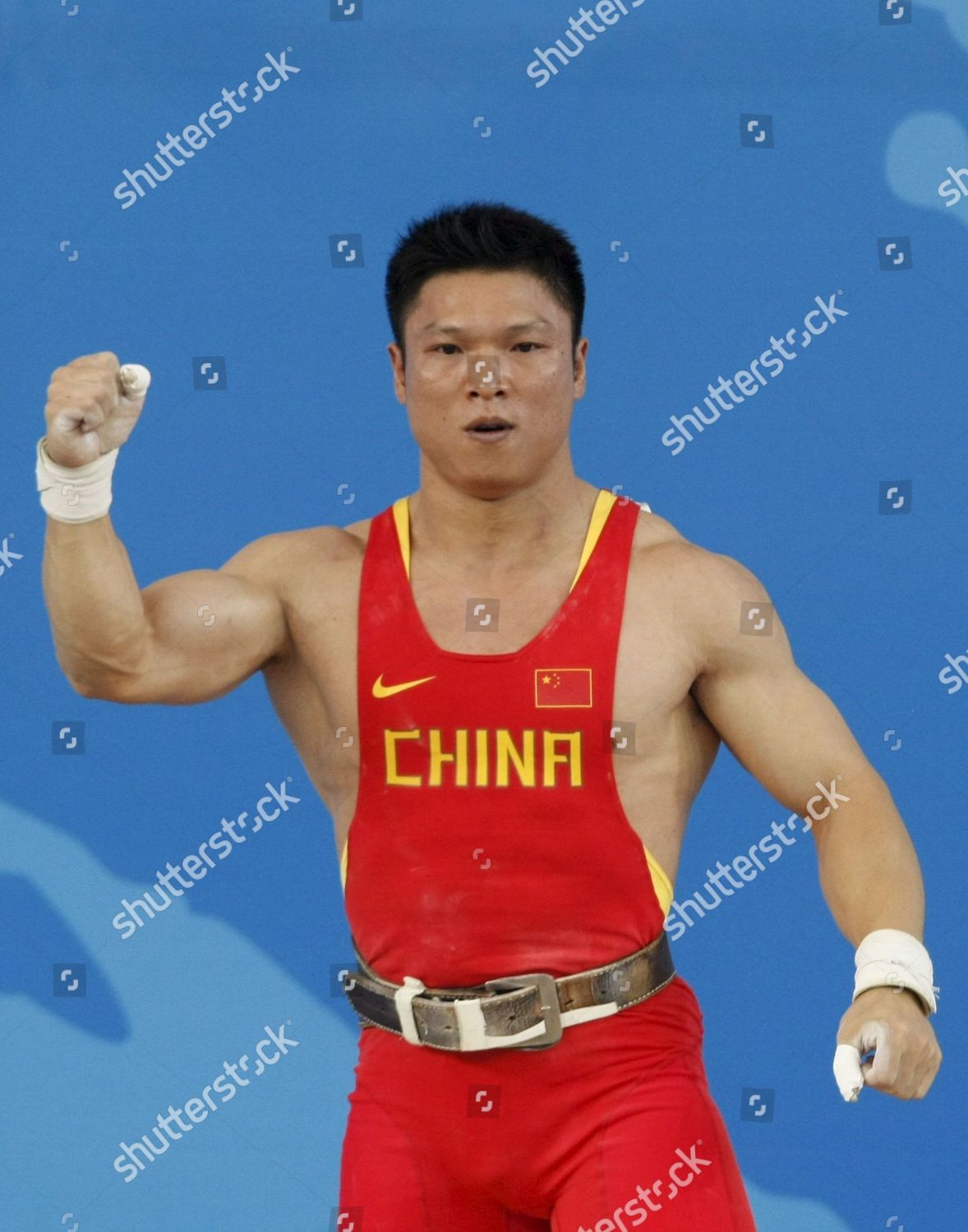 World Weightlifting Champion Li Hongli China Editorial Stock Photo ...