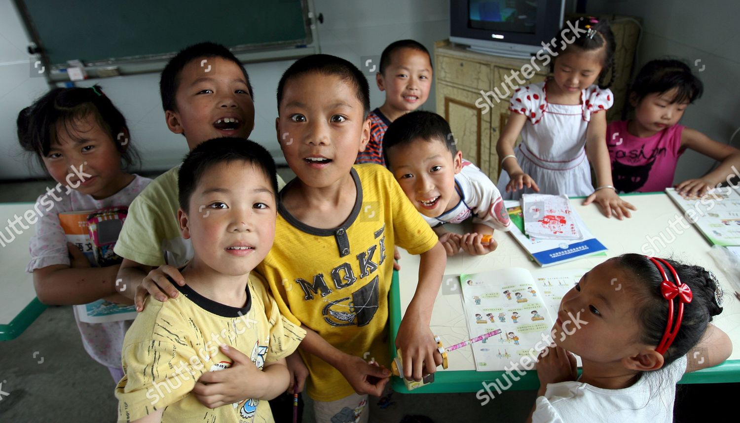 Children Attend School Refugee Camp Juyuan Editorial Stock Photo ...