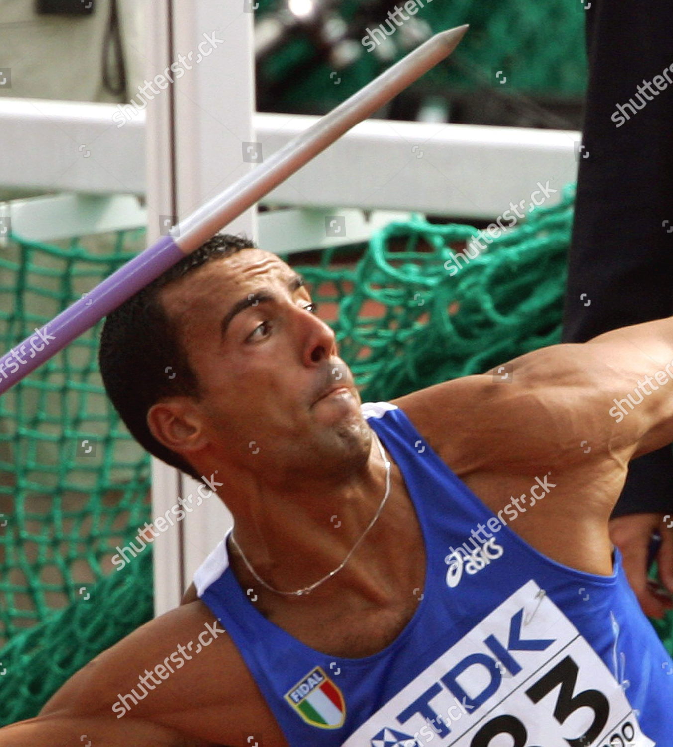 Italian Francesco Pignata Competes Javelin Qualification Editorial