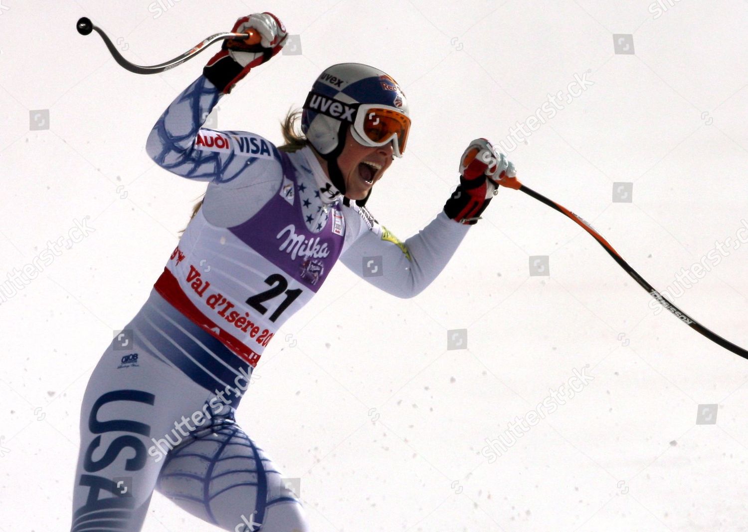 Gold Medal Winner Lindsey Vonn Usa Editorial Stock Photo - Stock Image ...