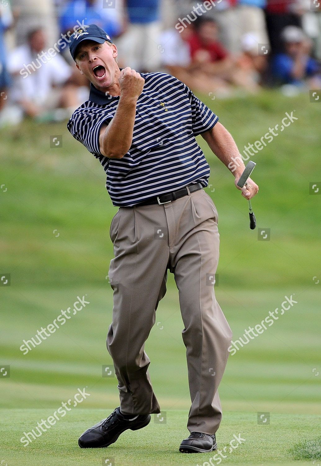 Team Usas Steve Stricker Reacts After Editorial Stock Photo - Stock