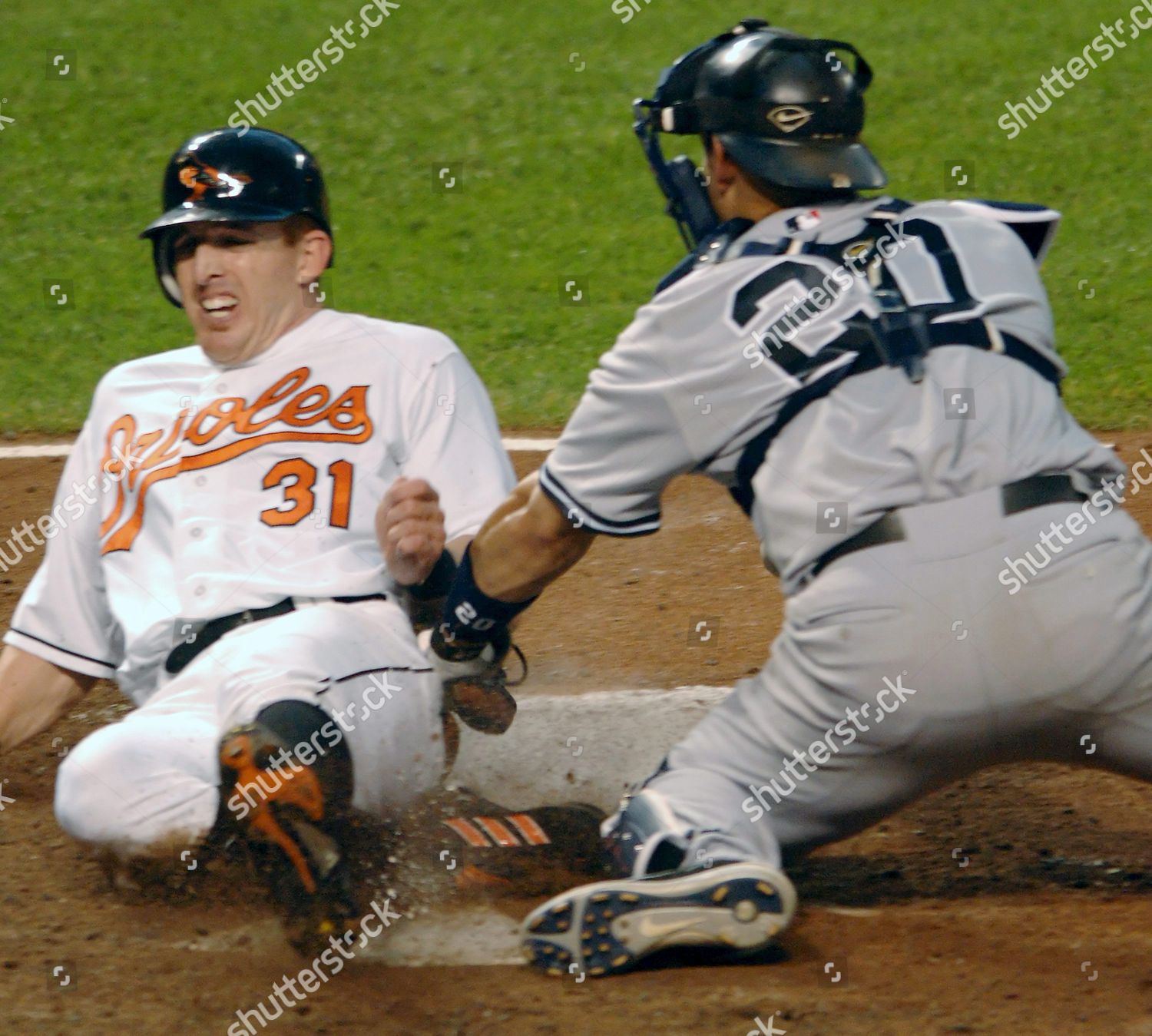 New York Yankee Catcher Jorge Posada Editorial Stock Photo - Stock Image