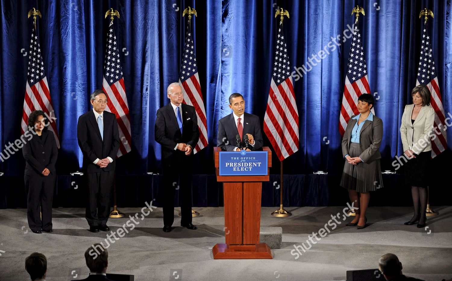 Us President Elect Barack Obama C Stands Editorial Stock Photo Stock Image Shutterstock