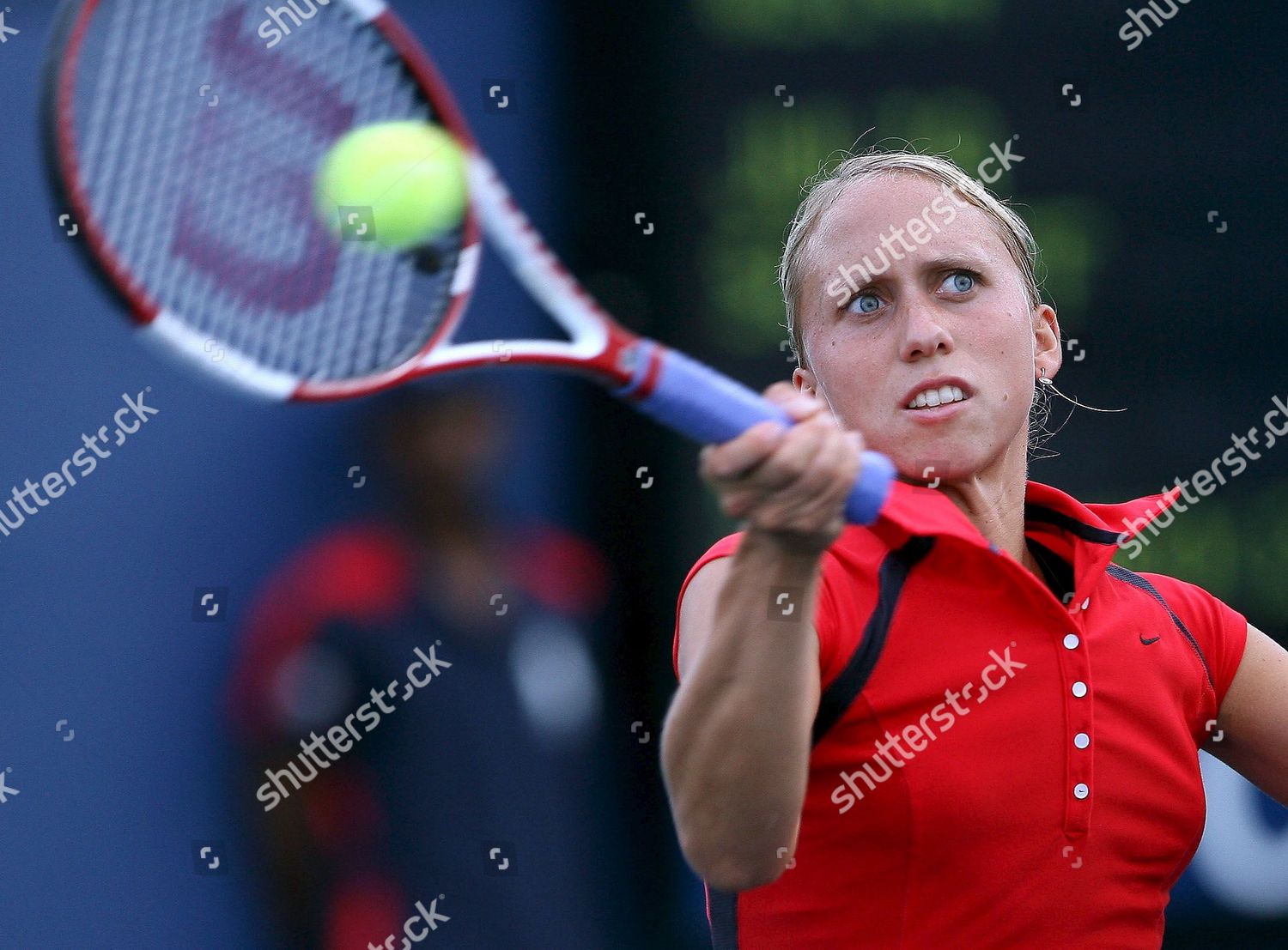Julia Schruff Germany Hits Forehand Return Editorial Stock Photo