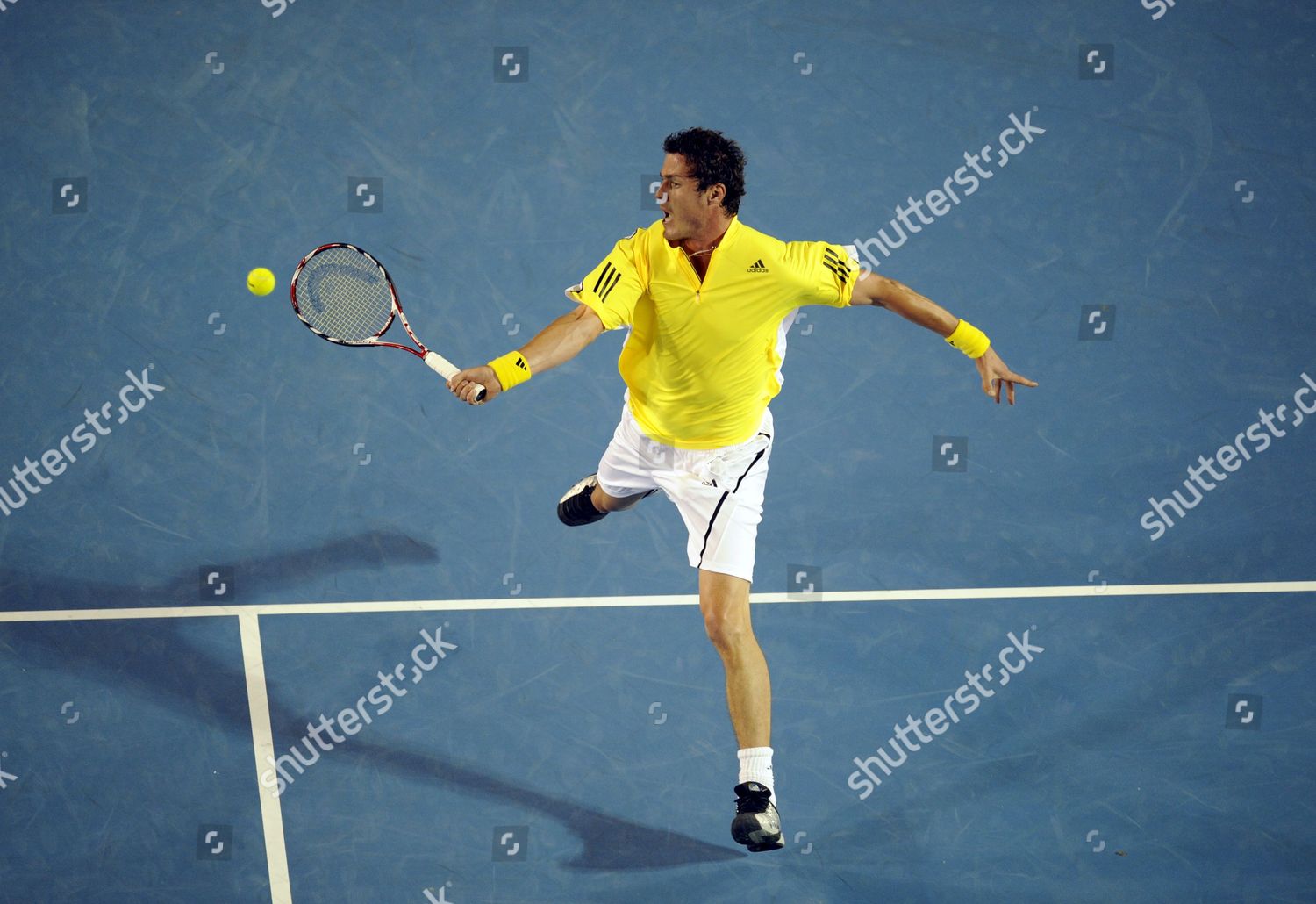 Marat Safin Russia Hits Forehand During Editorial Stock Photo - Stock