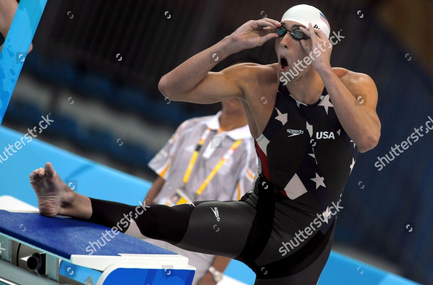 Michael Phelps Us Prepares Compete Mens Editorial Stock Photo Stock