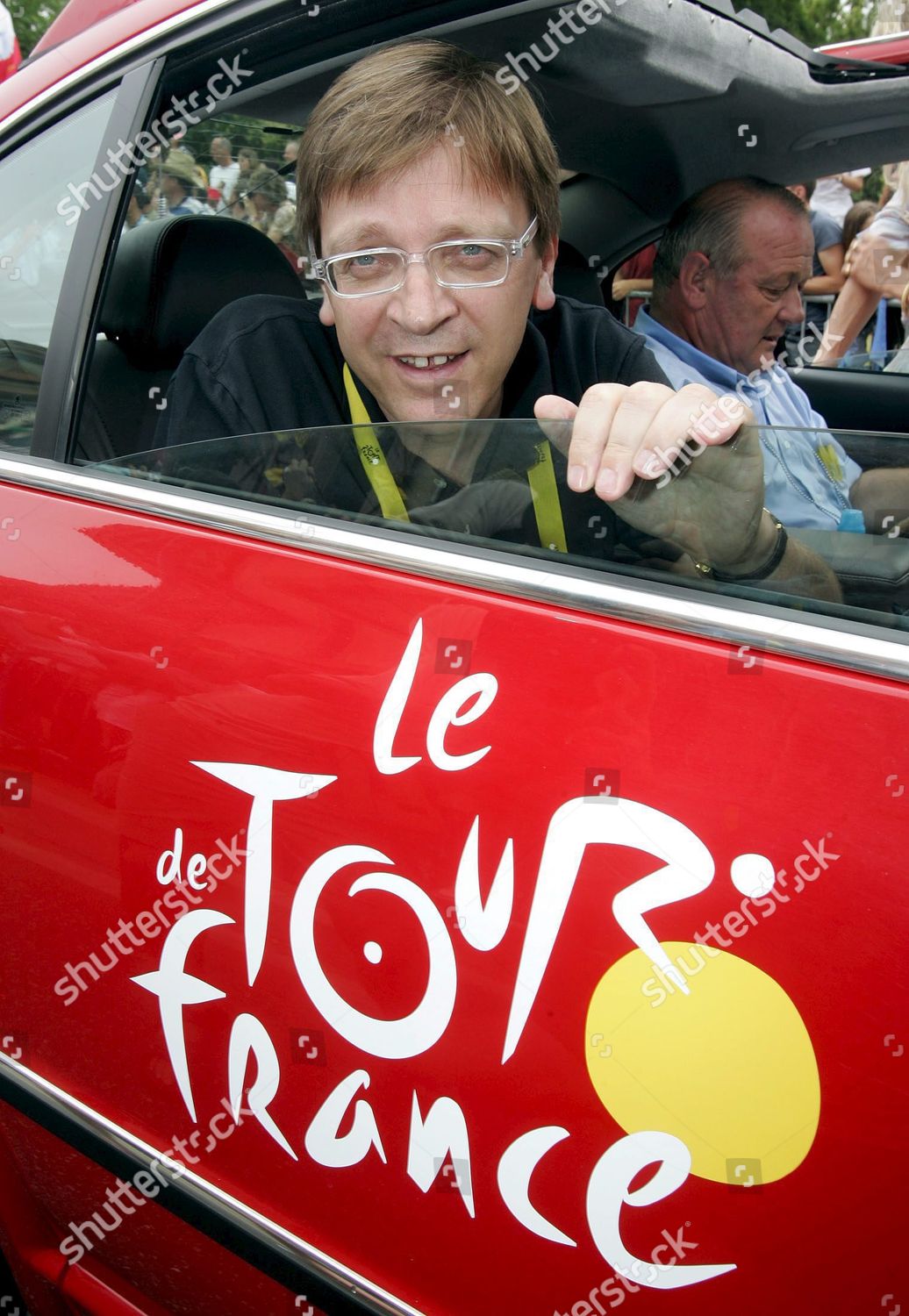 Belgian Prime Minister Guy Verhofstadt Looks Editorial Stock Photo