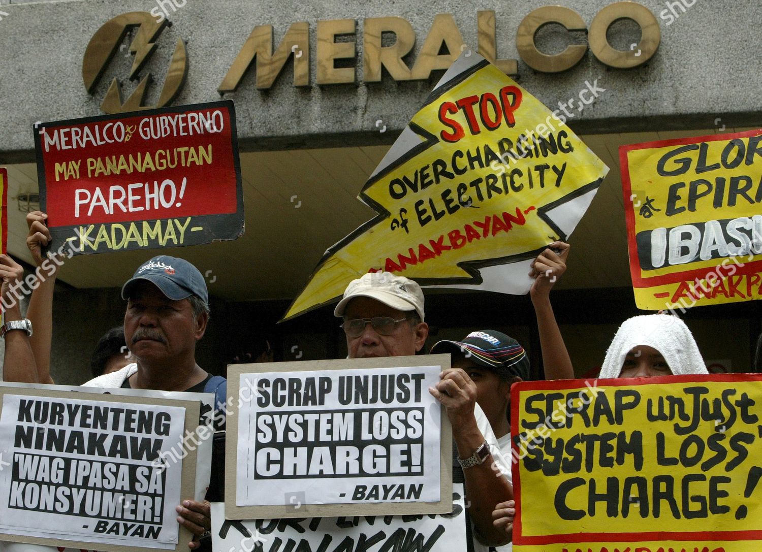 Filipino Consumers Hold Protest Rally Front Editorial Stock Photo ...