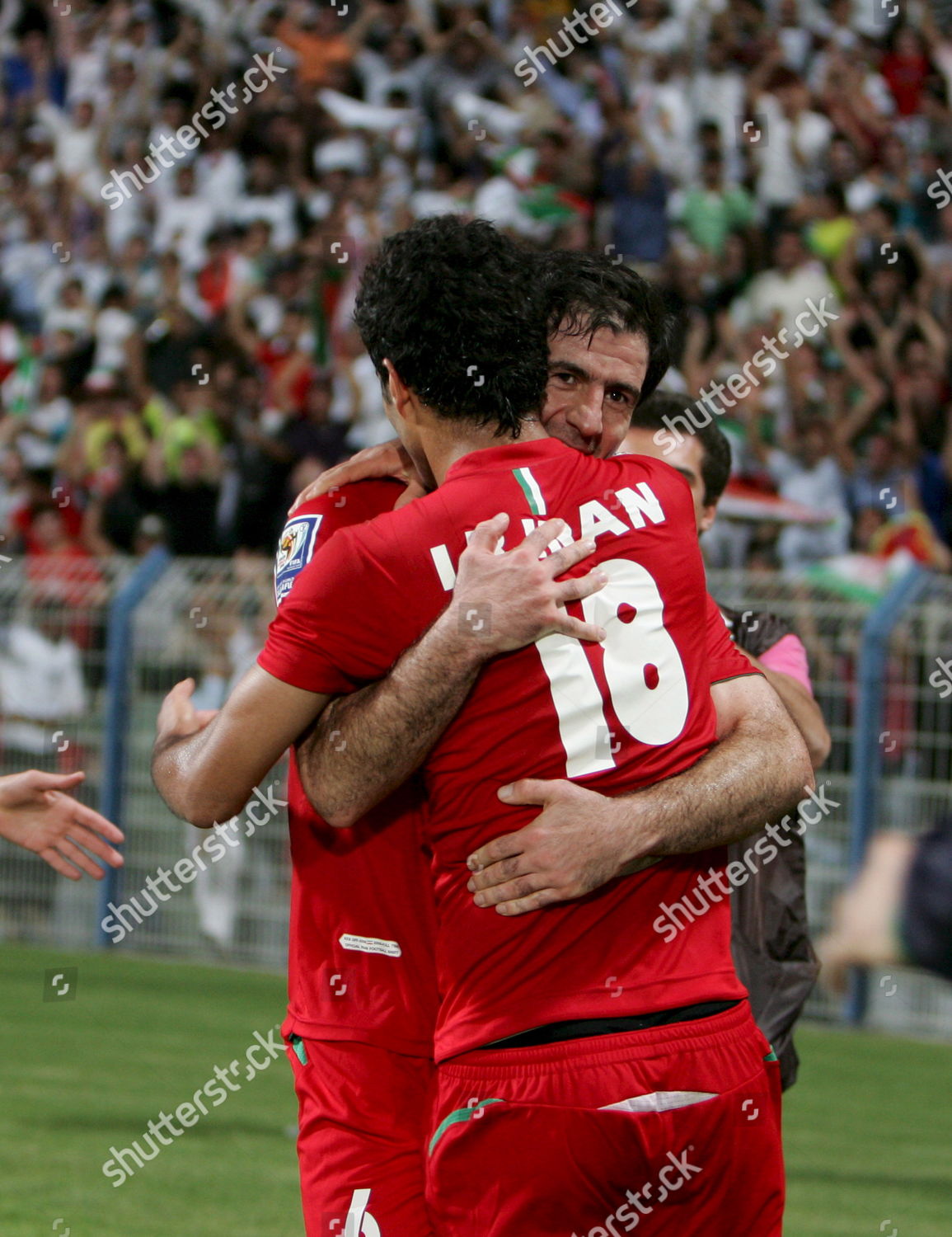 Iranian Players Mahdi Karim R Celebrates Editorial Stock Photo Stock