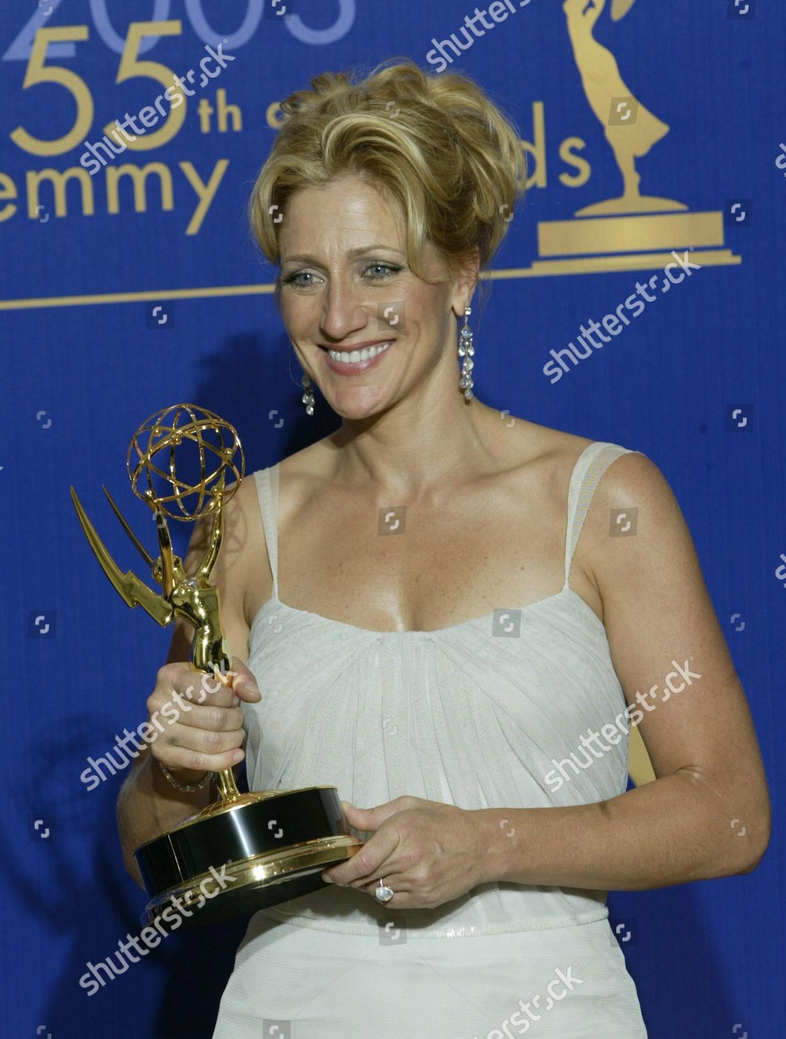 Edie Falco Sopranos Poses Her Award Editorial Stock Photo - Stock Image ...
