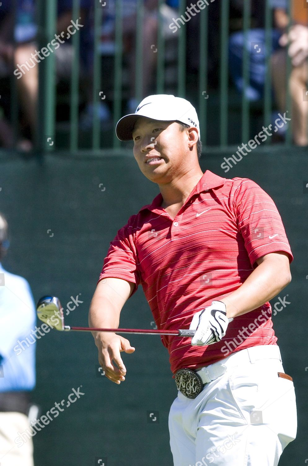 Pga Golfer Anthony Kim Usa Reacts Editorial Stock Photo - Stock Image ...