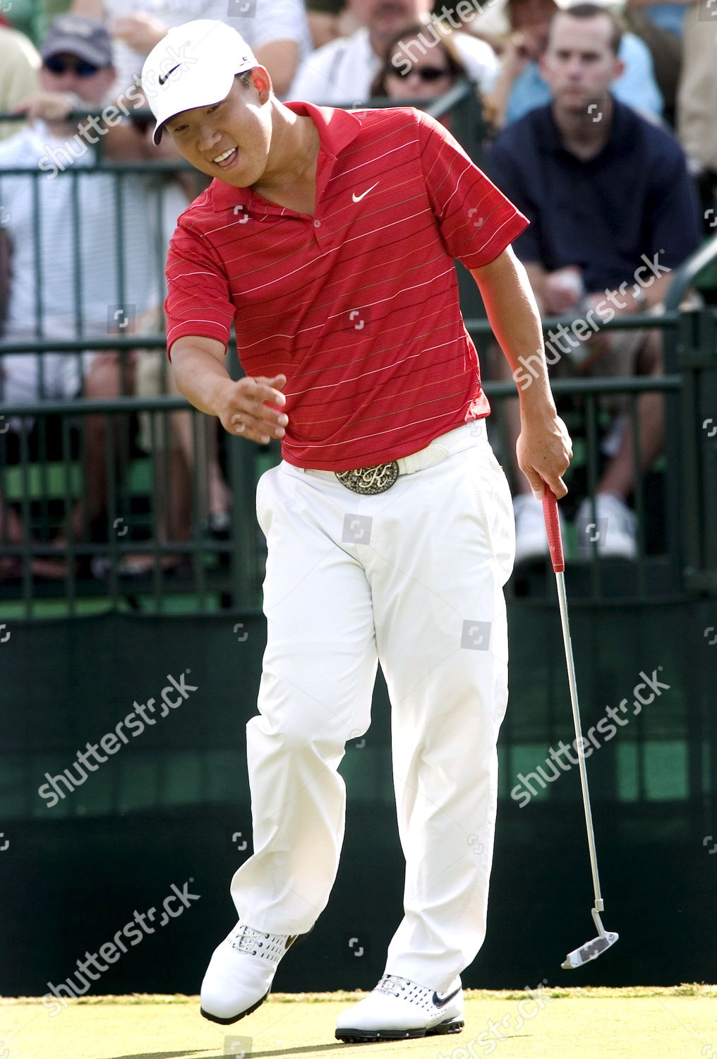 Pga Golfer Anthony Kim Us Reacts Editorial Stock Photo - Stock Image ...