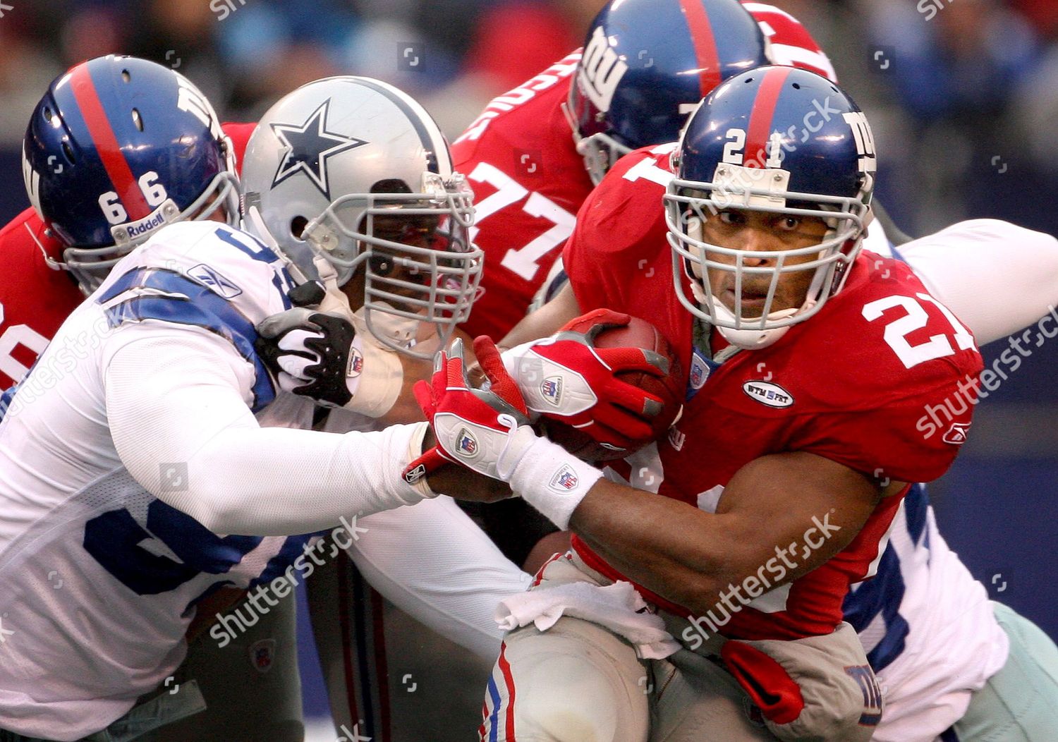 Giants Running Back Tiki Barber R Editorial Stock Photo - Stock