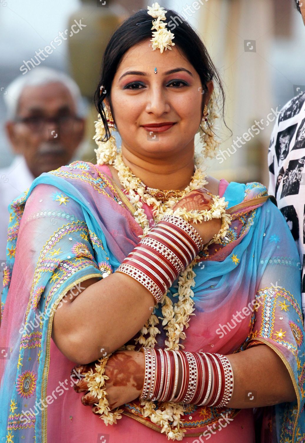 Raminder Pal Singh/EPA/ShutterstockNewly Married Indian Woman Wears
