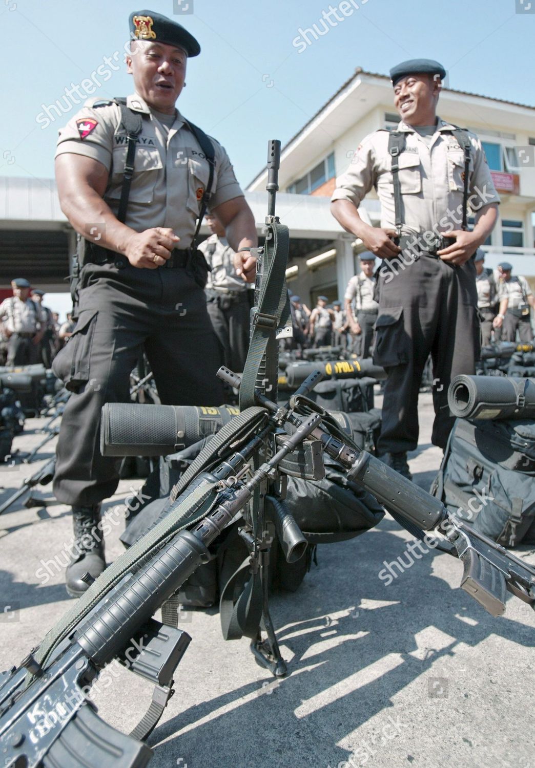 Members Mobile Brigade Brimob Police Forces Editorial Stock Photo ...