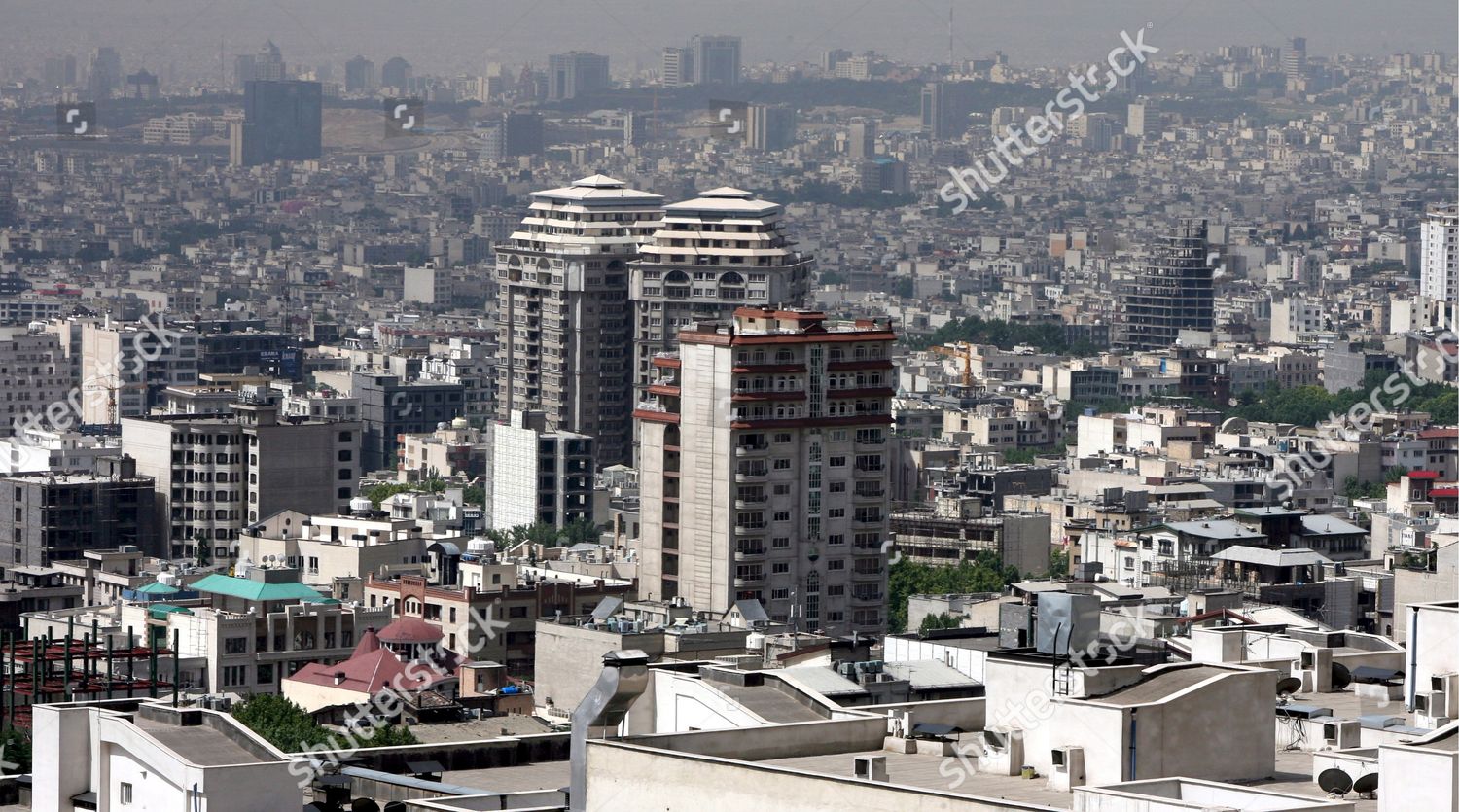 General View Irans Capital Tehran Day Editorial Stock Photo - Stock