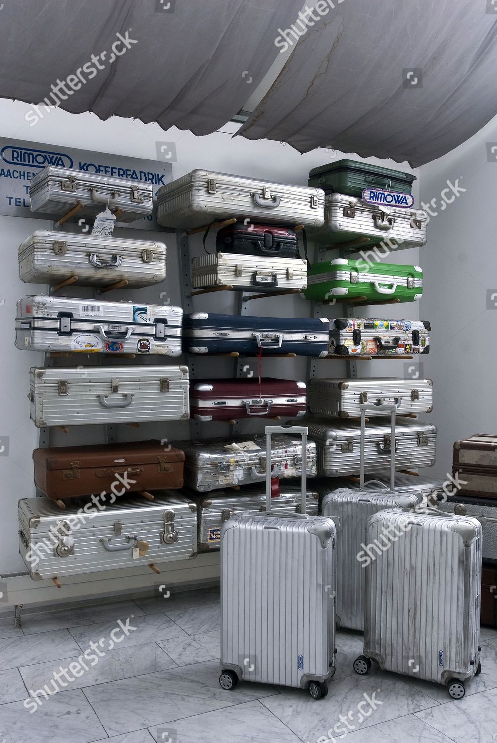 rimowa metal suitcase