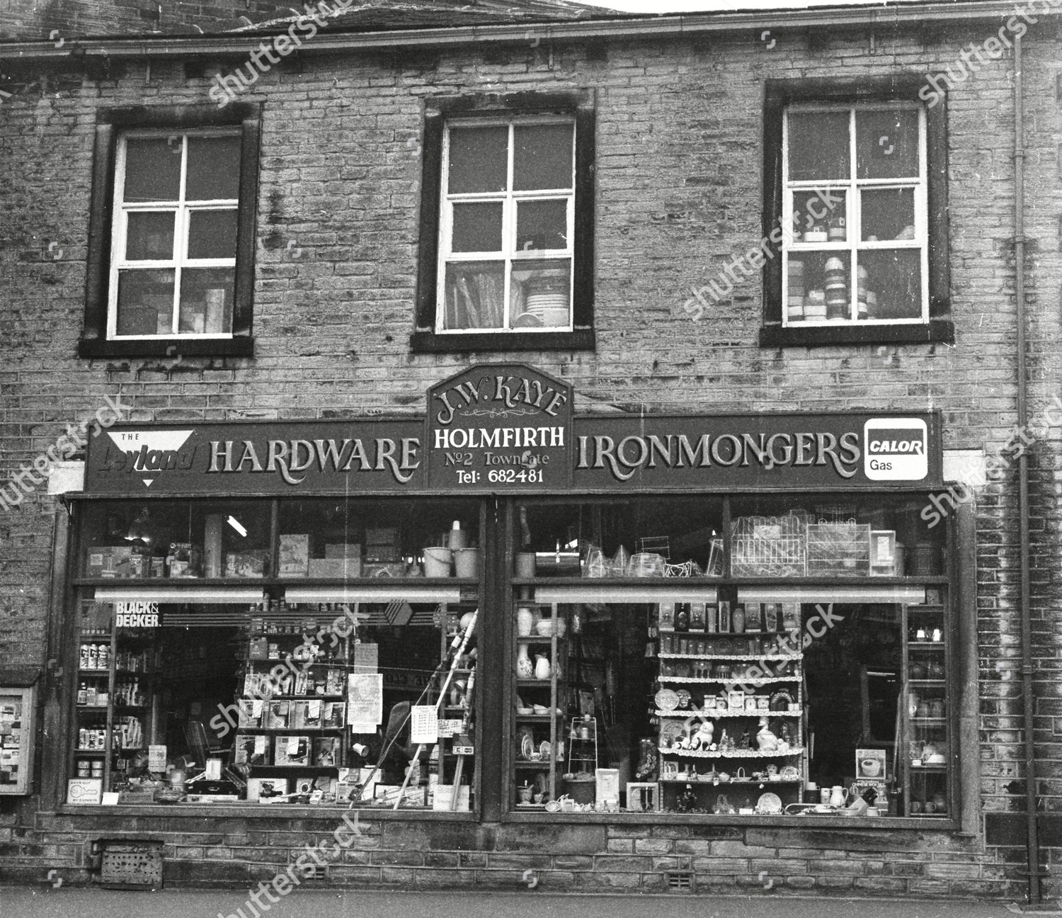 J W Kaye Ironmonger Shop Holmfirth Editorial Stock Photo - Stock Image ...