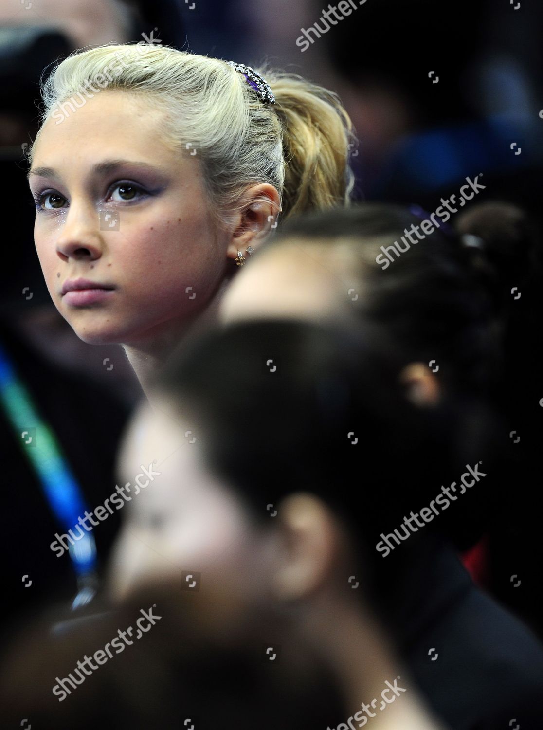 Ksenia Makarova Russia Looks Screen During Editorial Stock Photo ...