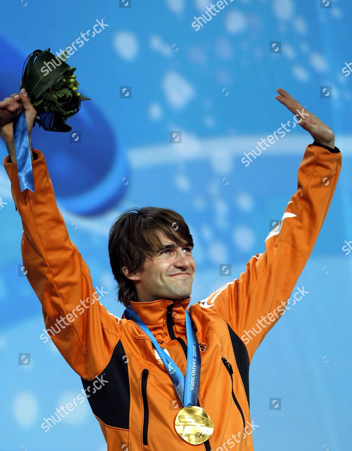 Mens 1500 M Speed Skating Gold Editorial Stock Photo Stock Image