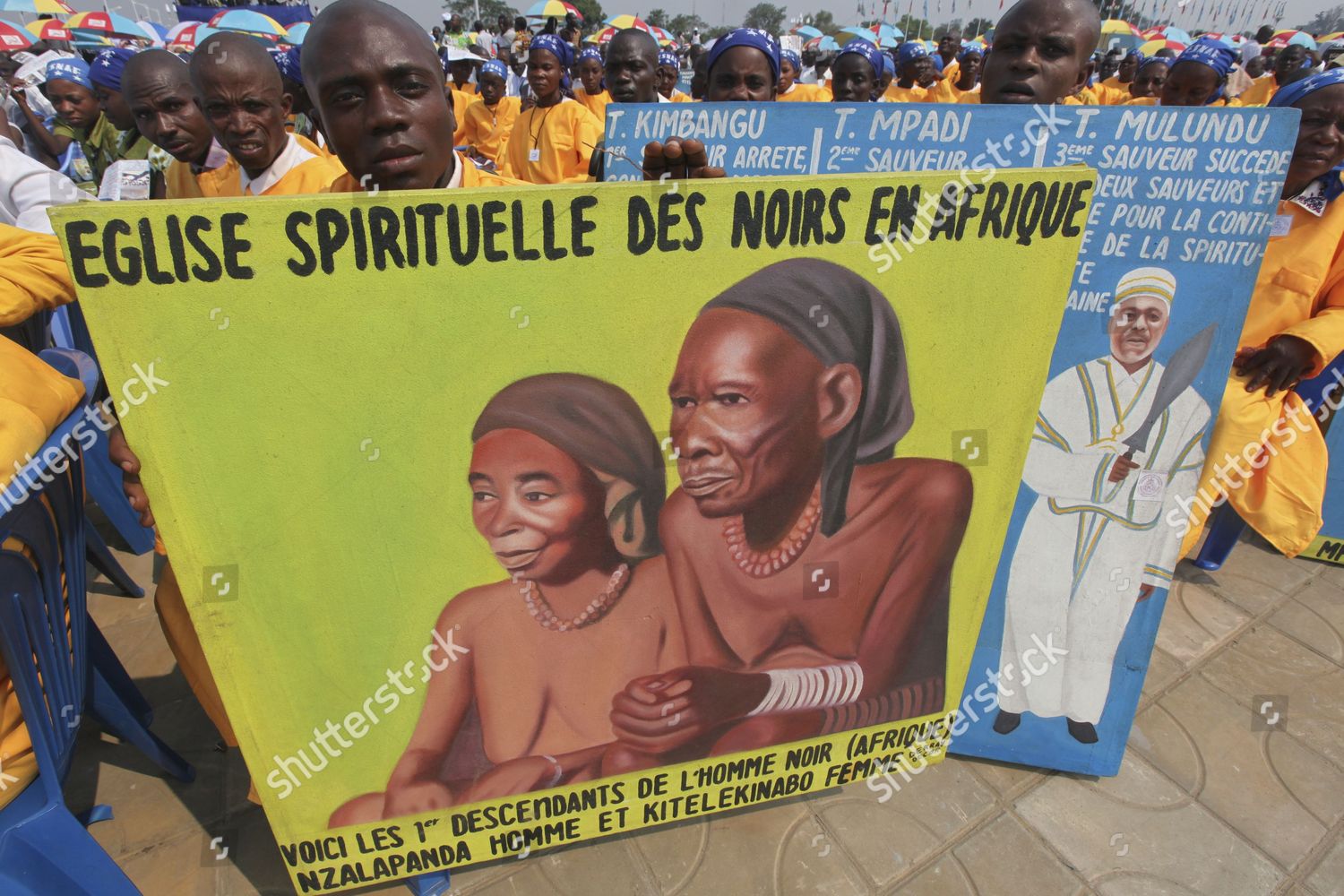 Members Congolese Indigenous Religion Black Church Editorial Stock