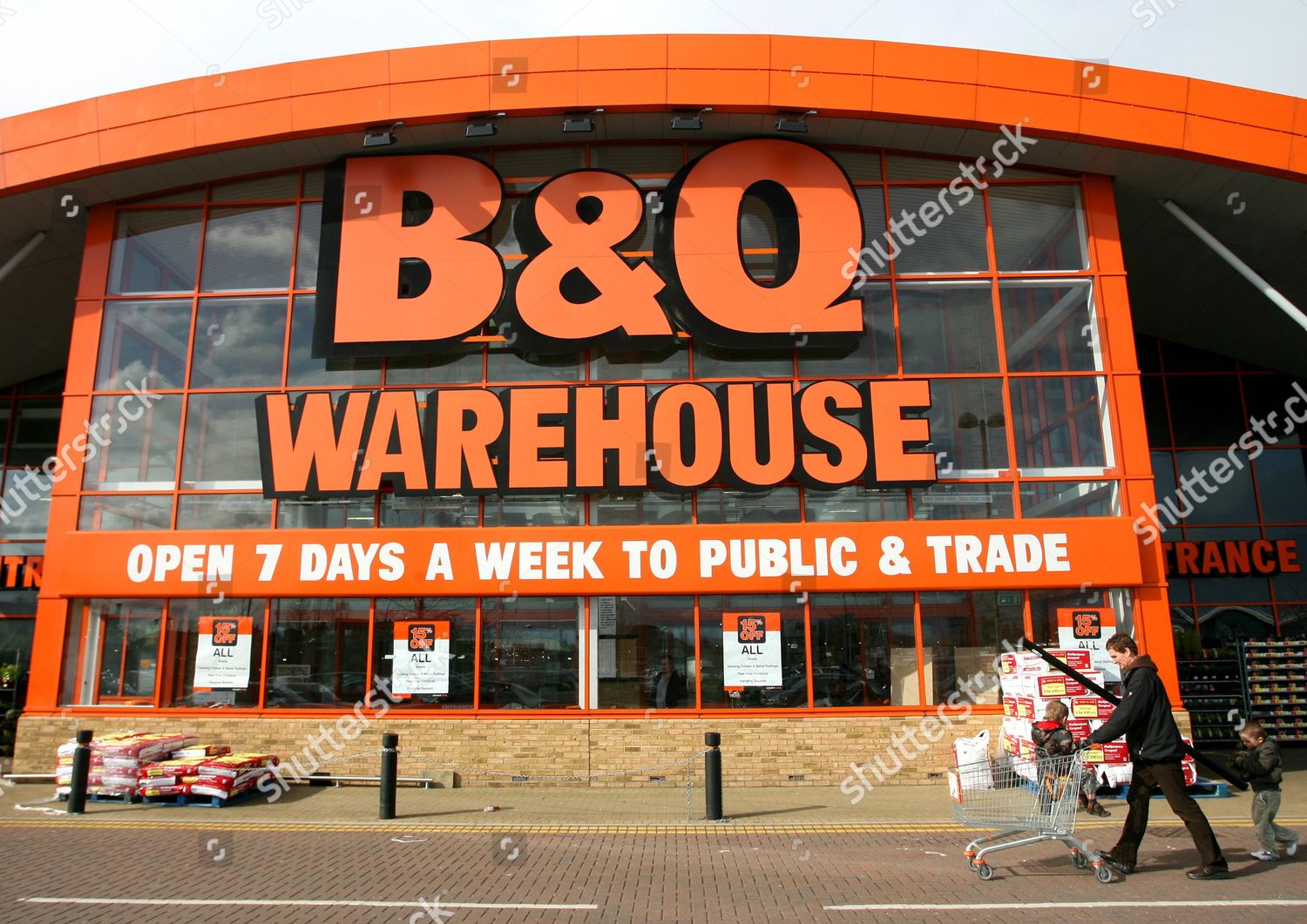 B Q Diy Store Romford Essex Editorial Stock Photo - Stock Image ...