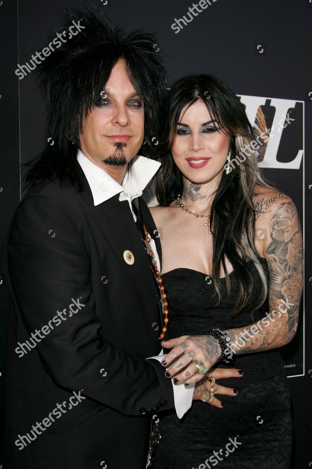 Nikki Sixx Kat Von D Editorial Stock Photo - Stock Image | Shutterstock