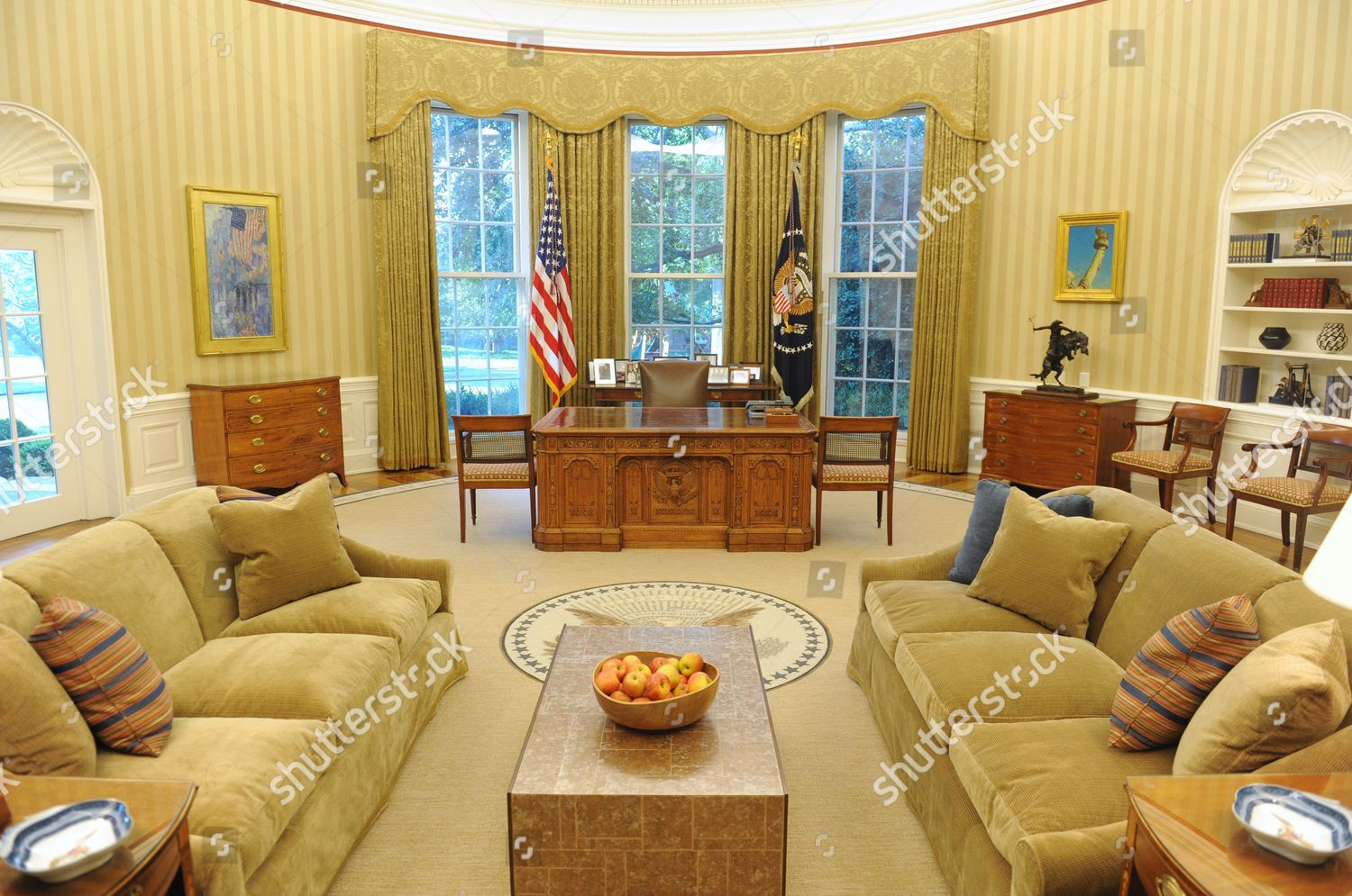 General View Oval Office White House Us Editorial Stock