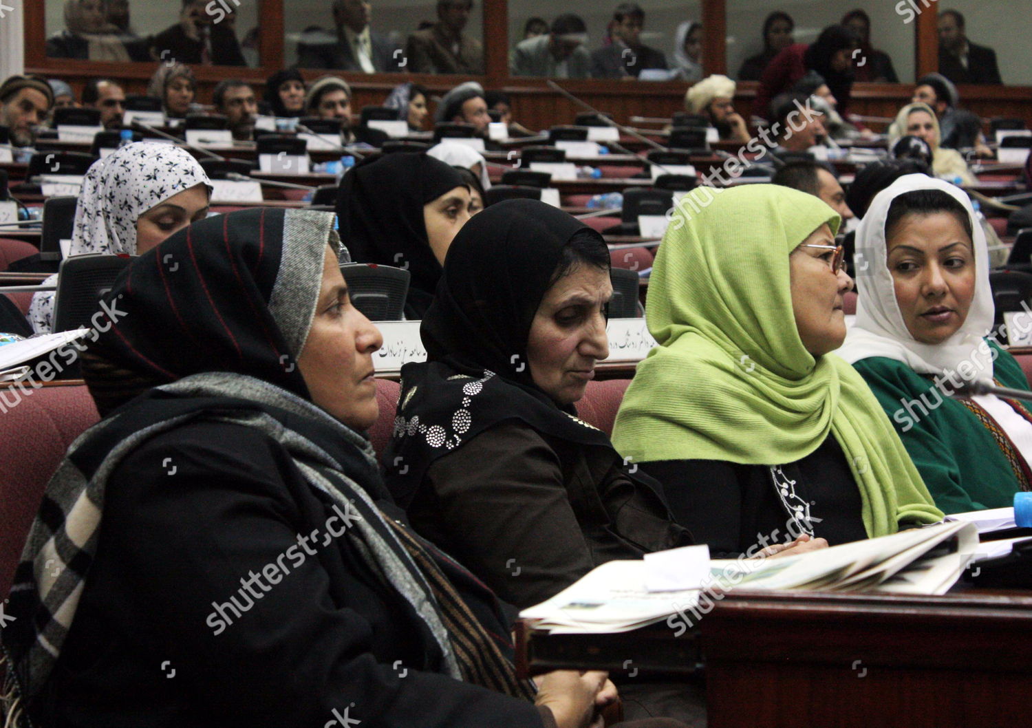 Members Afghan Parliament Attend Assembly Session Kabul Editorial