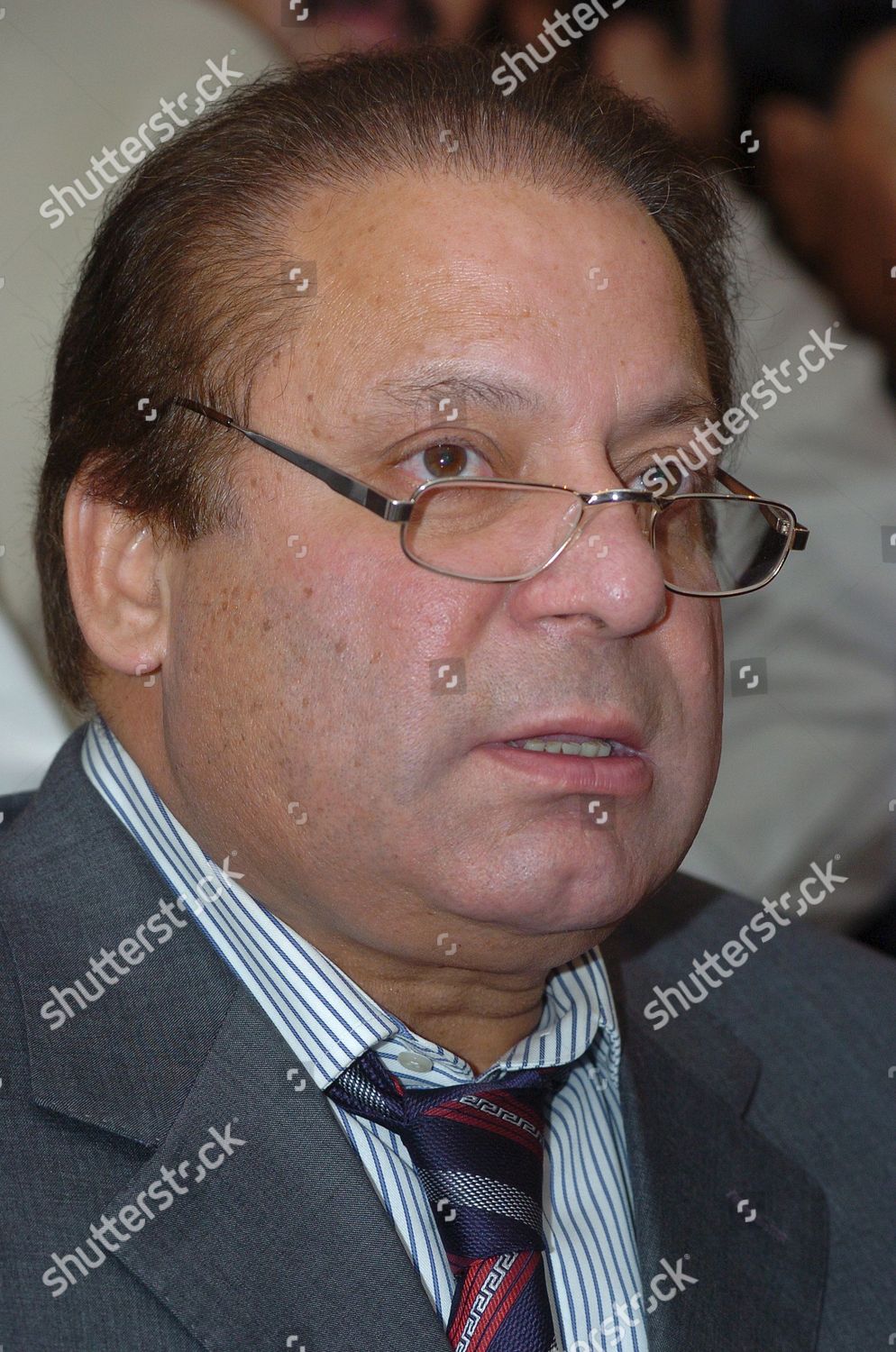 Nawaz Sharif Pakistans Former Prime Minister Editorial Stock Photo