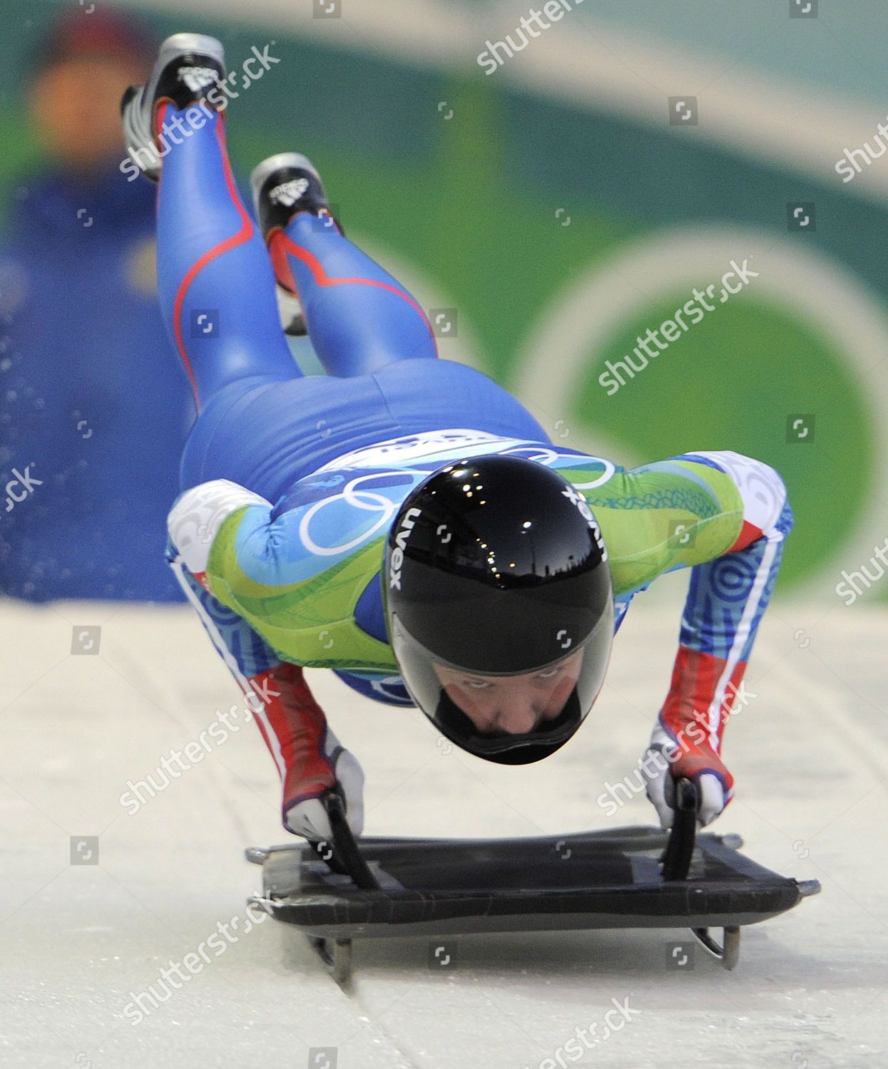 Elena Yudina Russia Jumps Onto Her Editorial Stock Photo - Stock Image ...