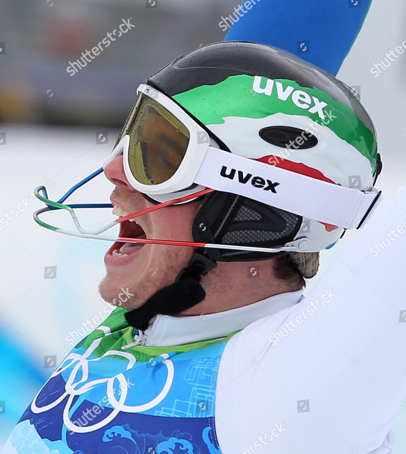 Giuliano Razzoli Italy Celebrates After His Editorial Stock Photo