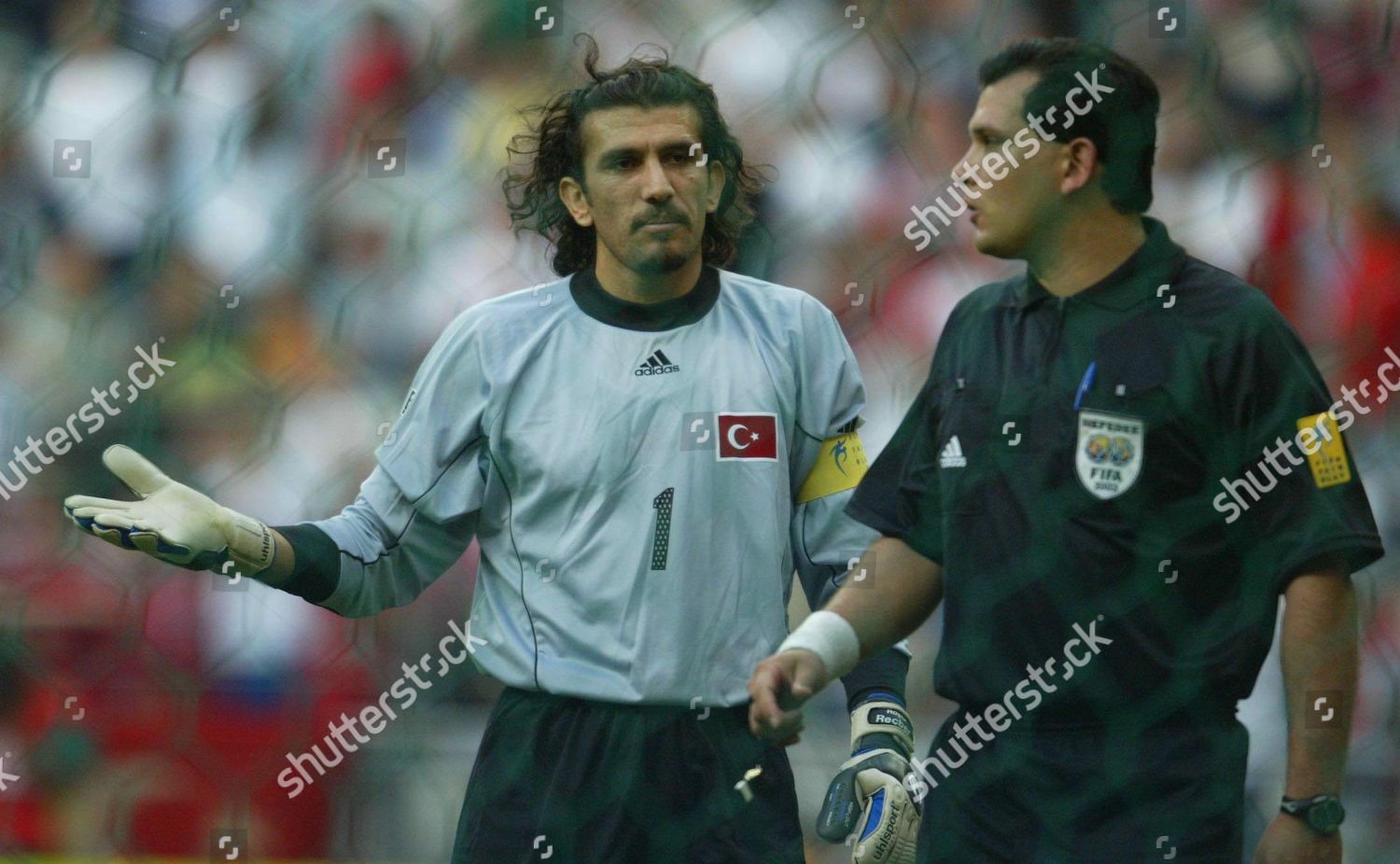 Turkeys Soccer Team Goalkeeper Rustu Recbert Prostesting Editorial Stock Photo Stock Image Shutterstock