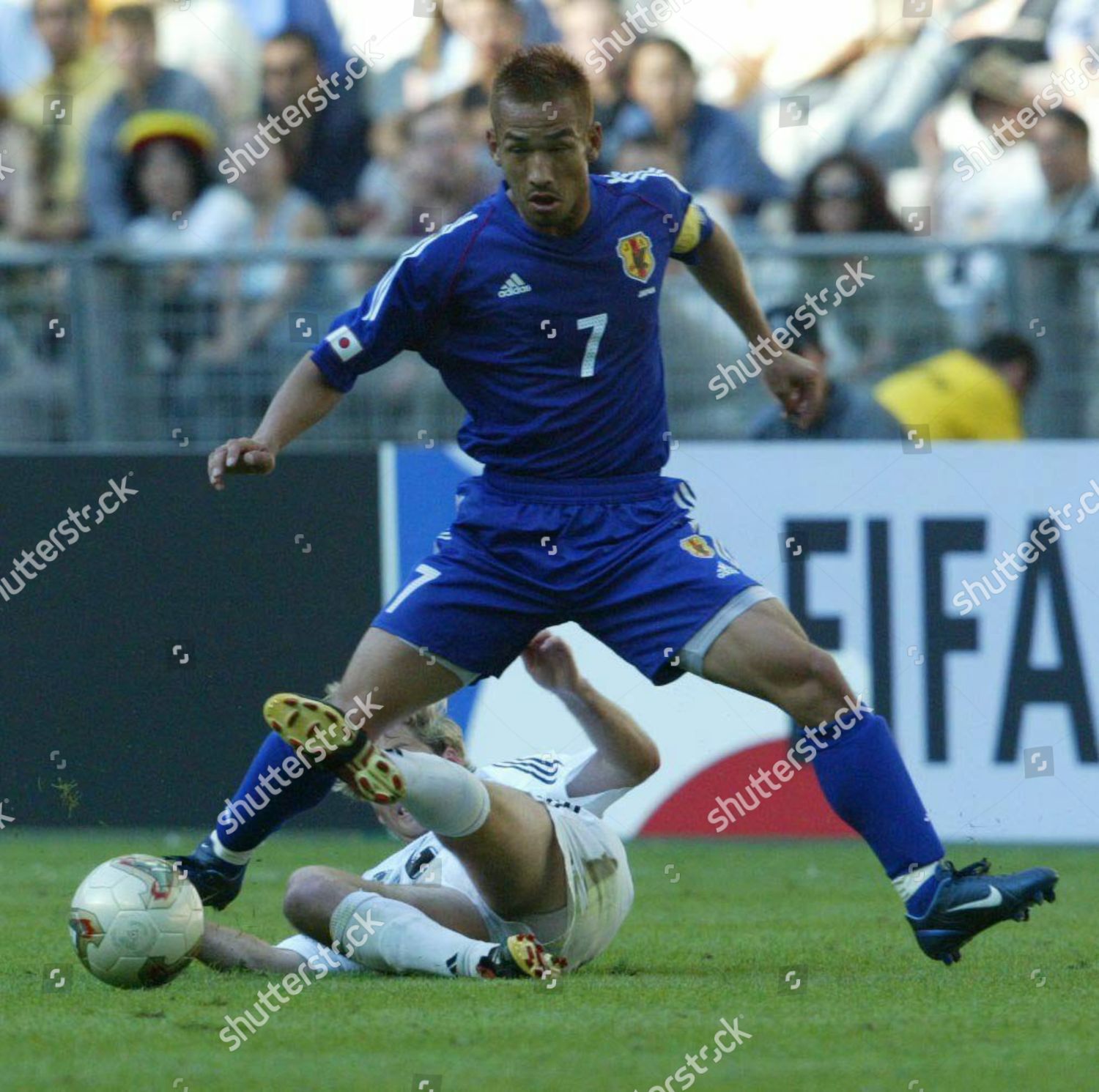 Japans Soccer Player Hidetoshi Nakata Jumps Editorial Stock Photo ...