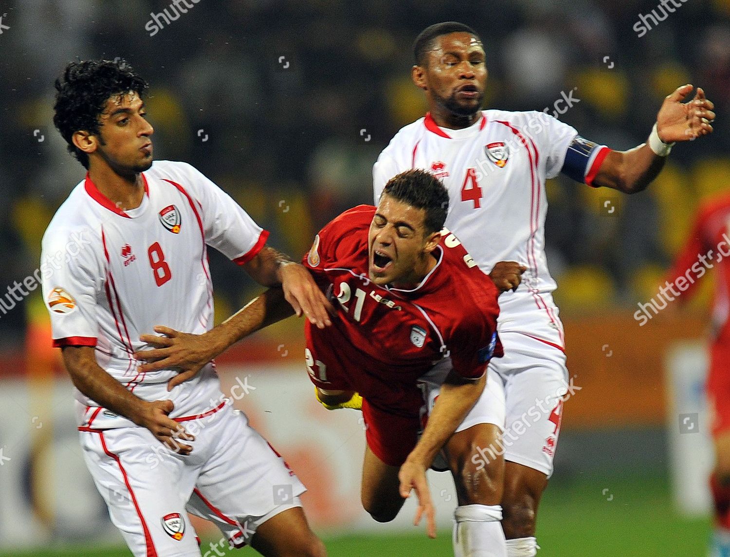 Arash Afshin C Iran Fights Ball Editorial Stock Photo - Stock Image
