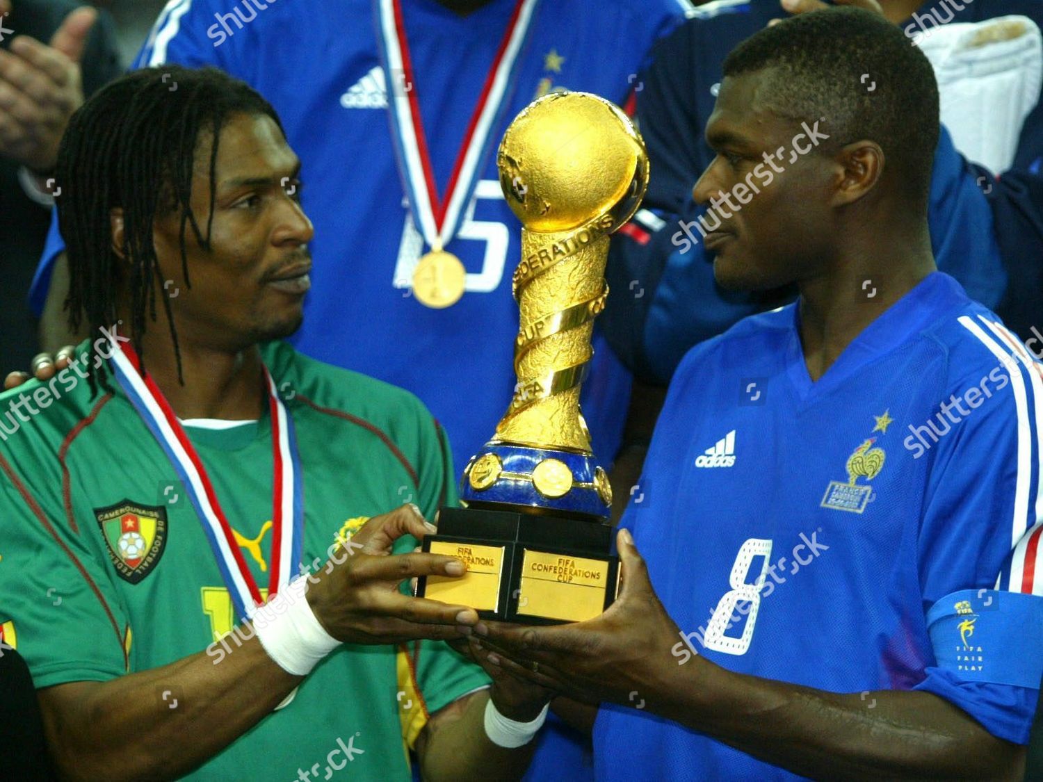 France Soccer Team Captain Marcelle Desailly R Editorial Stock Photo Stock Image Shutterstock