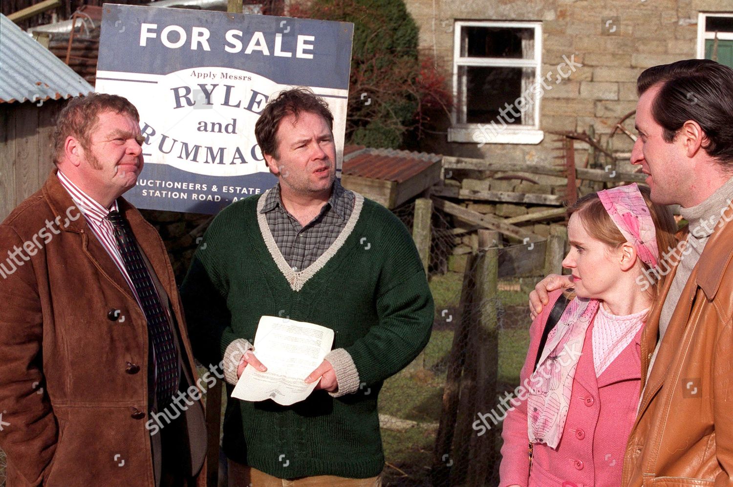 Heartbeat Tv Geoffrey Hughes David Lonsdale Editorial Stock Photo ...