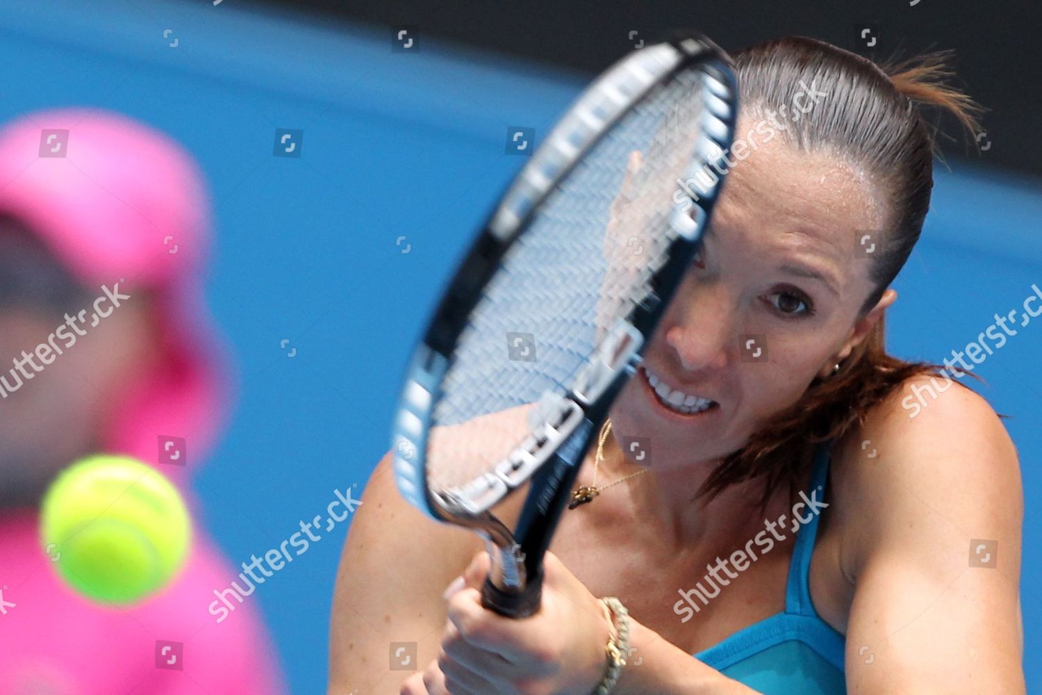 Jelena Jankovic Serbia Hits Ball Against Editorial Stock Photo - Stock ...