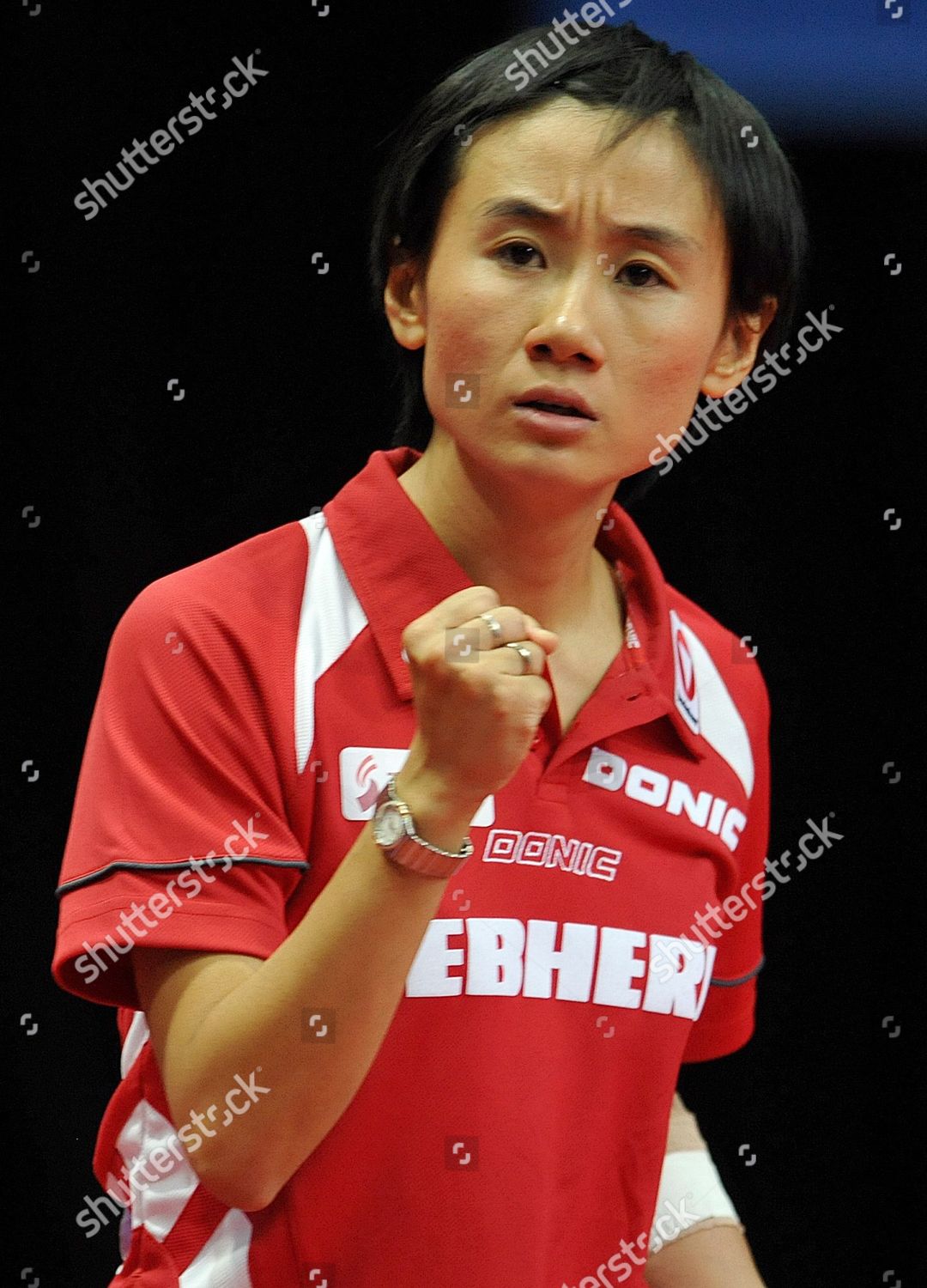 Jia Liu Austria Celebrates Winning Point Editorial Stock Photo - Stock ...