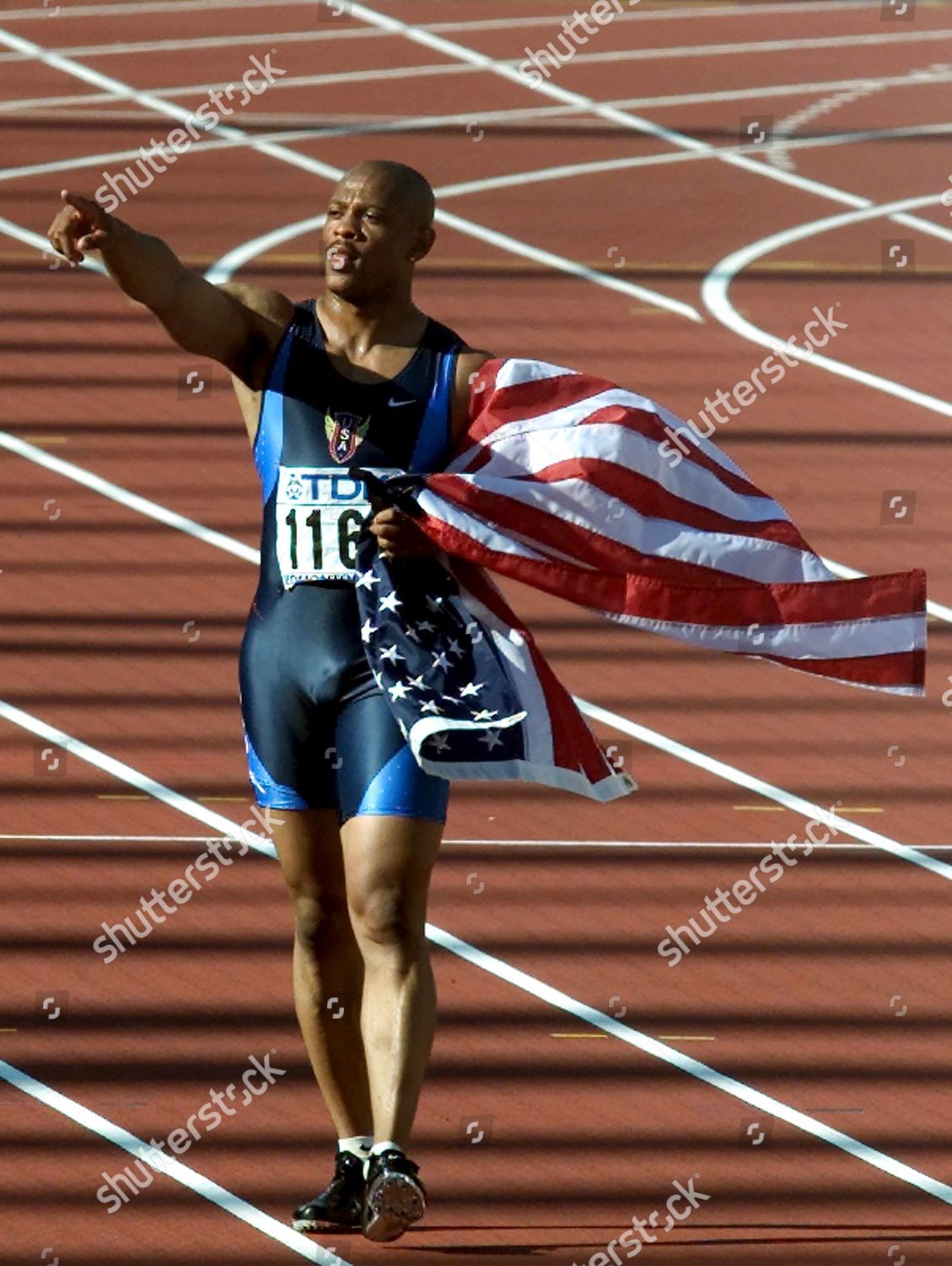 Edmonton Canada Us Sprinter Maurice Greene Editorial Stock Photo