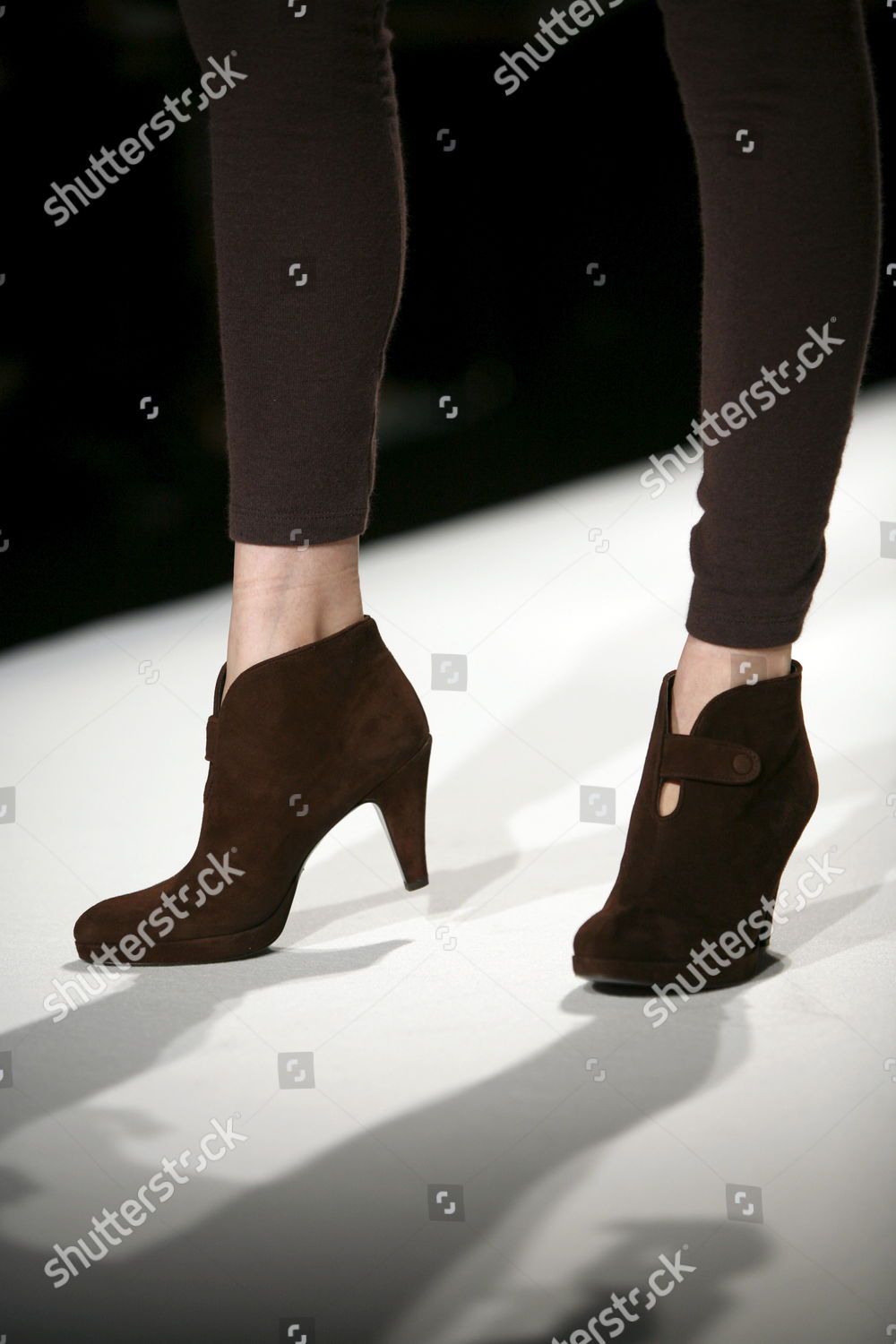 Model Displays Shoes Designed By Italian Editorial Stock Photo Stock Image Shutterstock