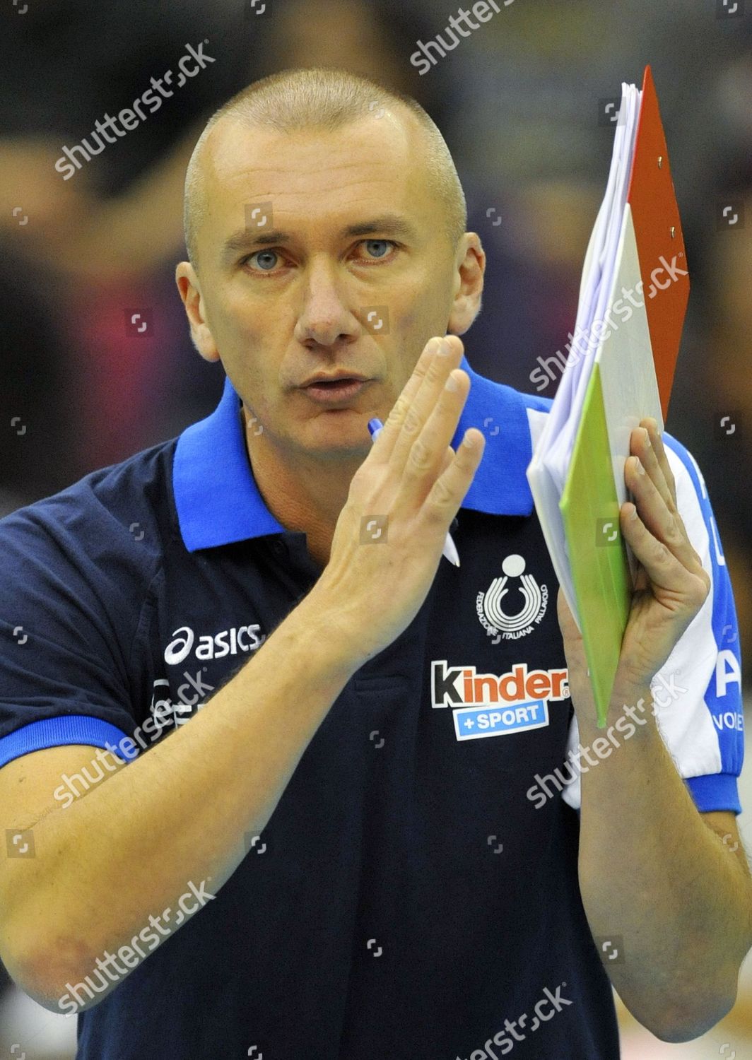 Italys Head Coach Massimo Barbolini Gives Editorial Stock Photo - Stock ...