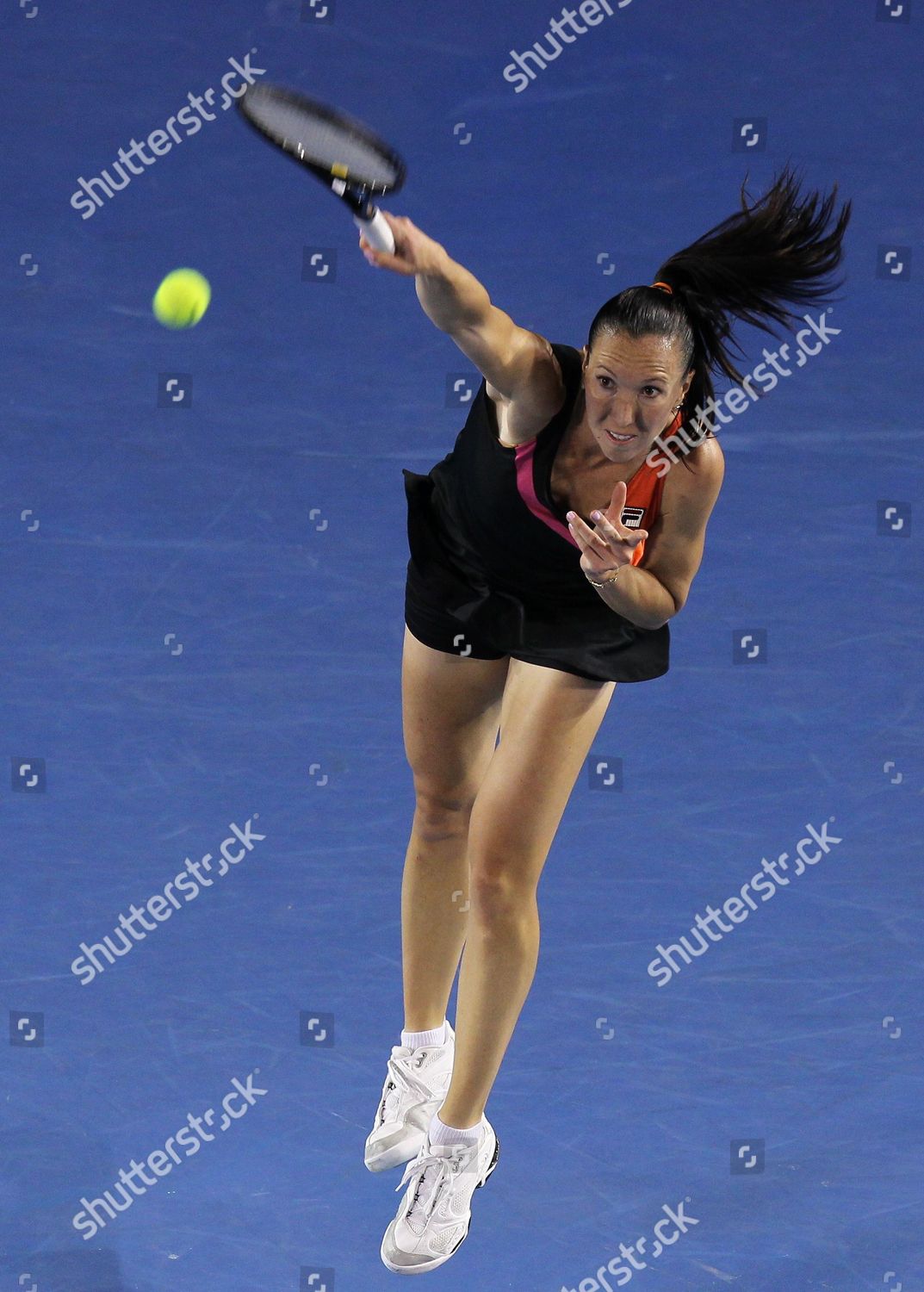 Jelena Jankovic Serbia Serves Her Womens Editorial Stock Photo - Stock ...