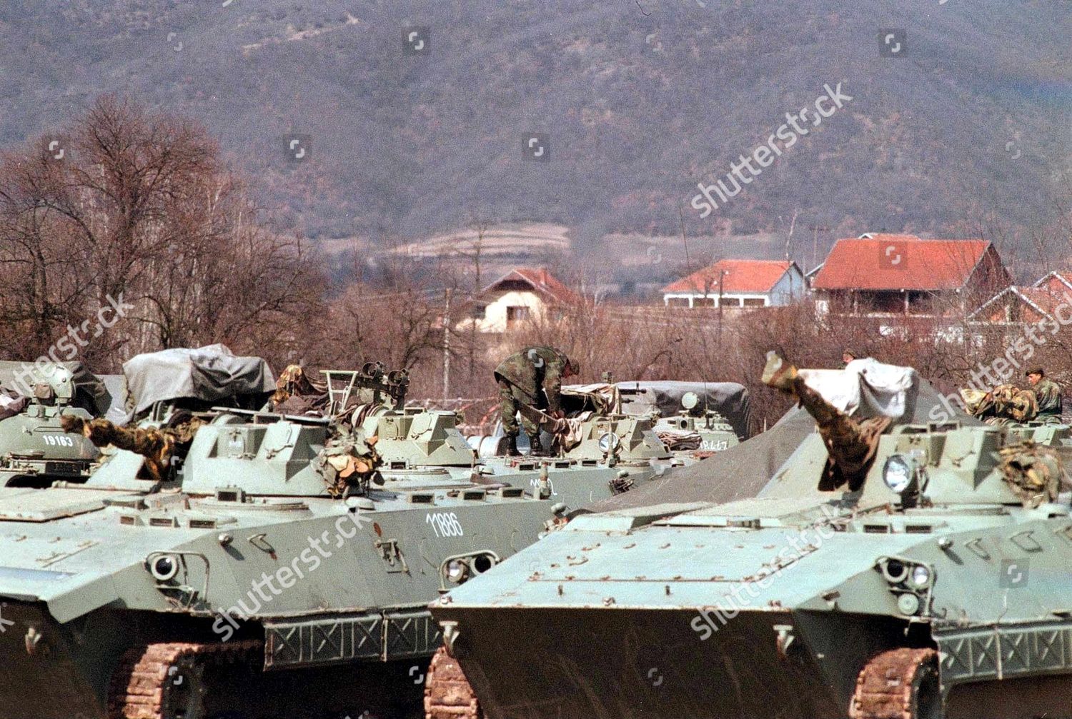 Bujanovac Serbia Yugoslavia Yugoslav Army Tanks Editorial Stock Photo ...